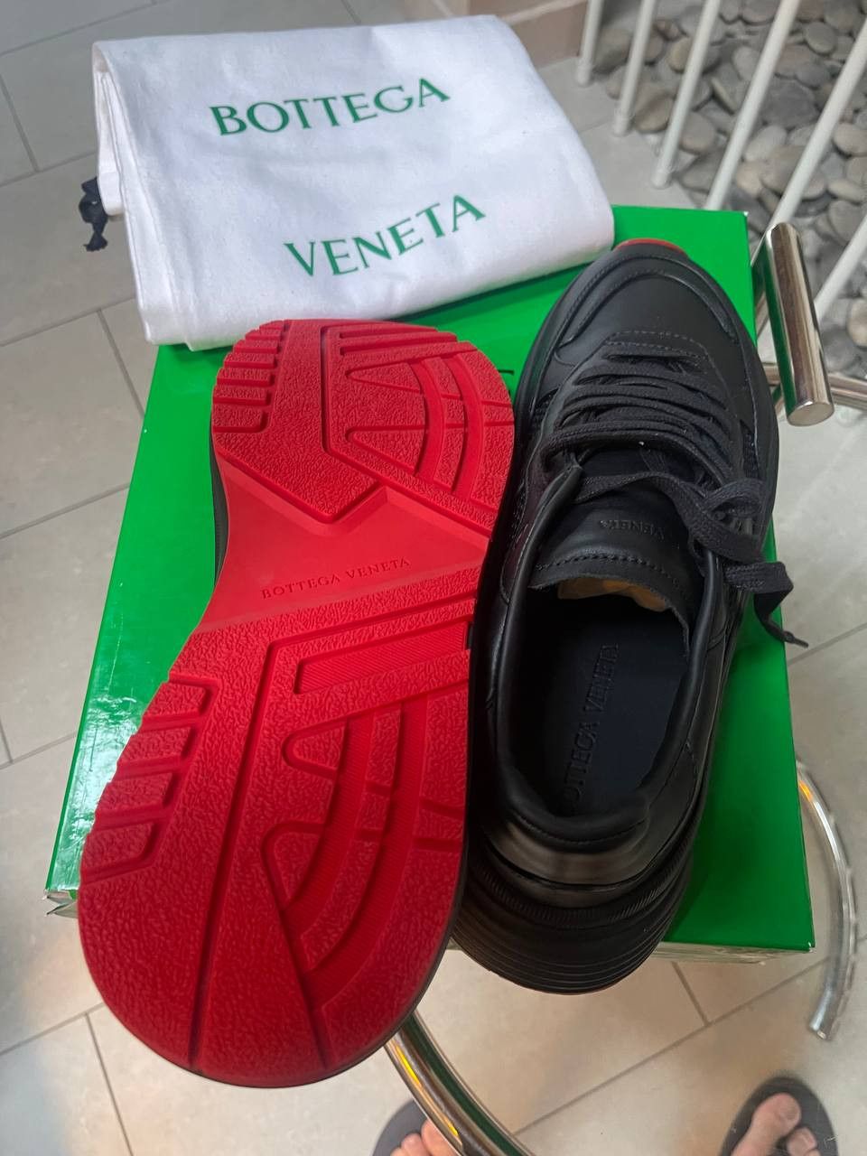 Bottega Veneta SPEEDSTER LETHER SNEAKERS Size US 11 / EU 44 - 2 Thumbnail