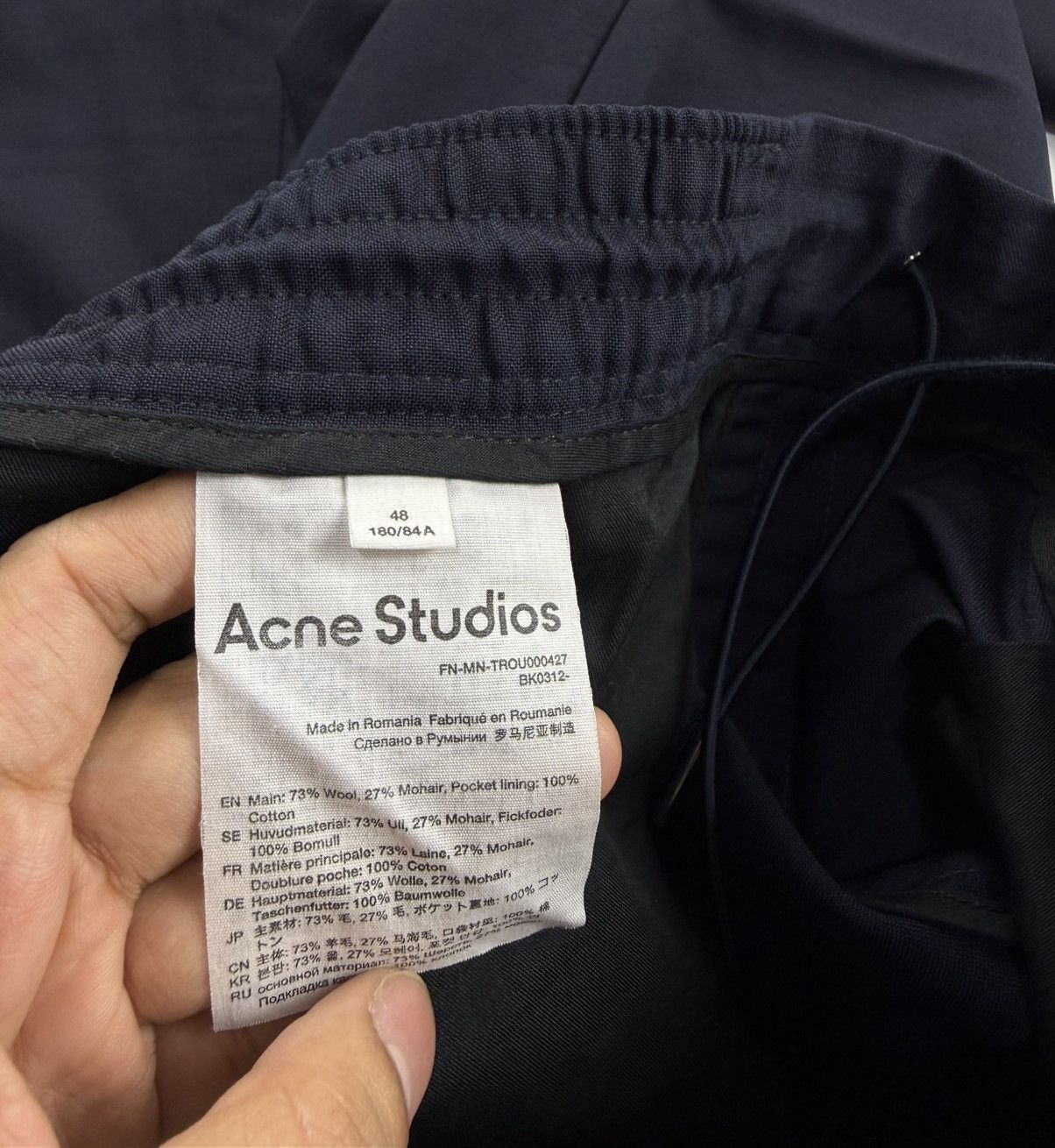Acne Studios Acne Studios Wool Mohair Blend Trouser Size US 32 / EU 48 - 8 Thumbnail