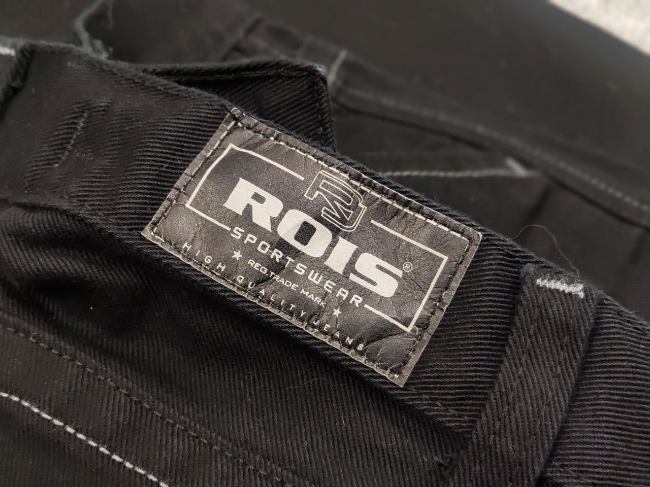 Japanese Brand Rois Sportswear Japan style Black Denim Cargo Pants Size US 30 / EU 46 - 12 Thumbnail