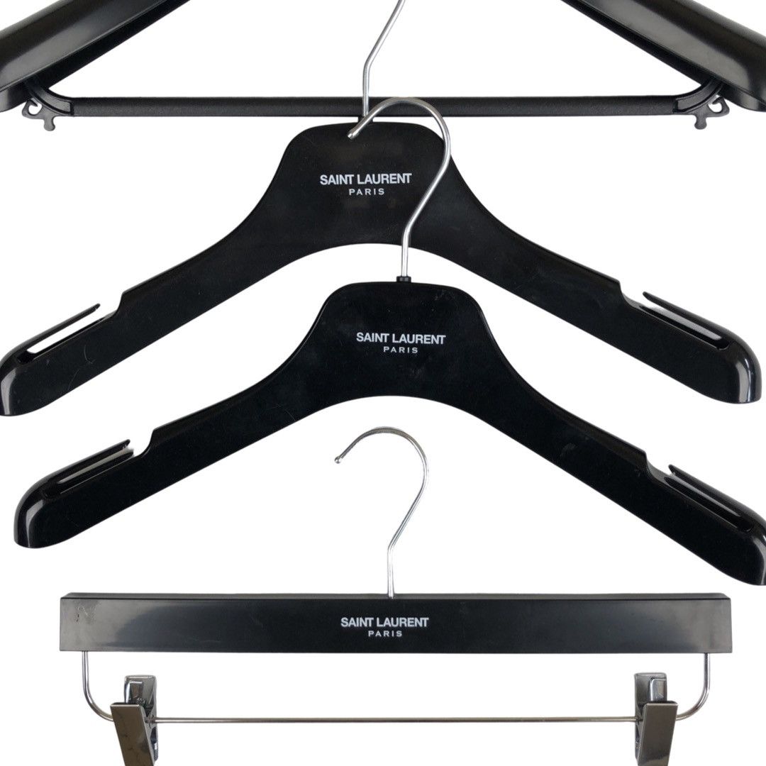 Saint Laurent Paris Saint Laurent Logo Plastic Hangers Size ONE SIZE - 2 Thumbnail