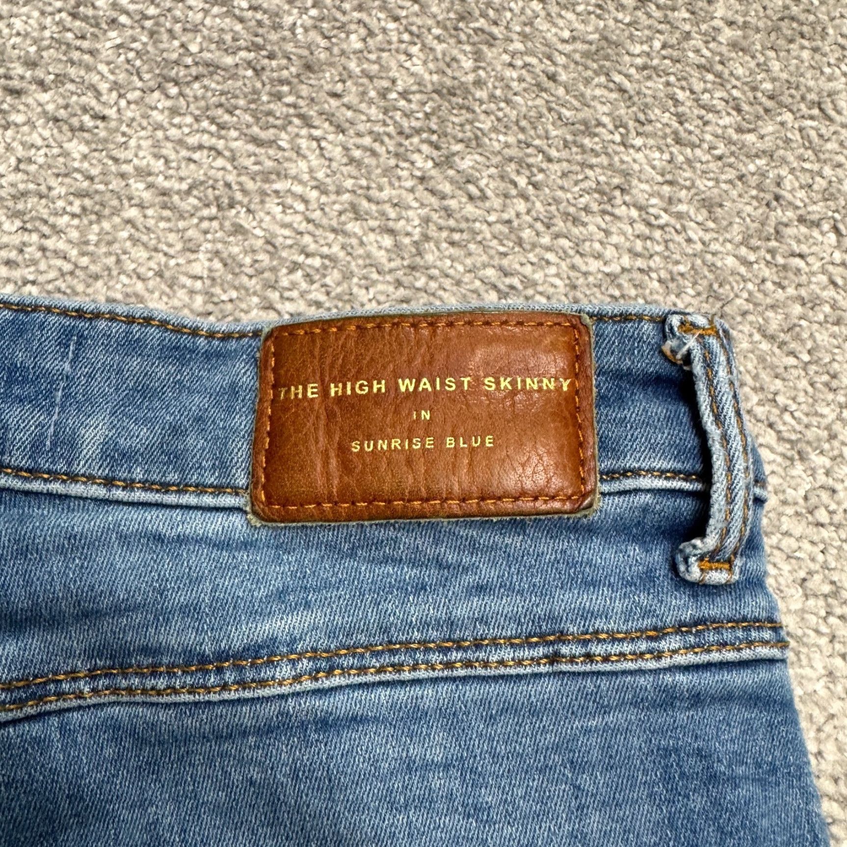 Zara VINTAGE Zara Women’s Skinny Jeans Denim High Waist Streetwear 4 Blue Distressed 28in Inseam Size 27" / US 4 / IT 40 - 6 Thumbnail