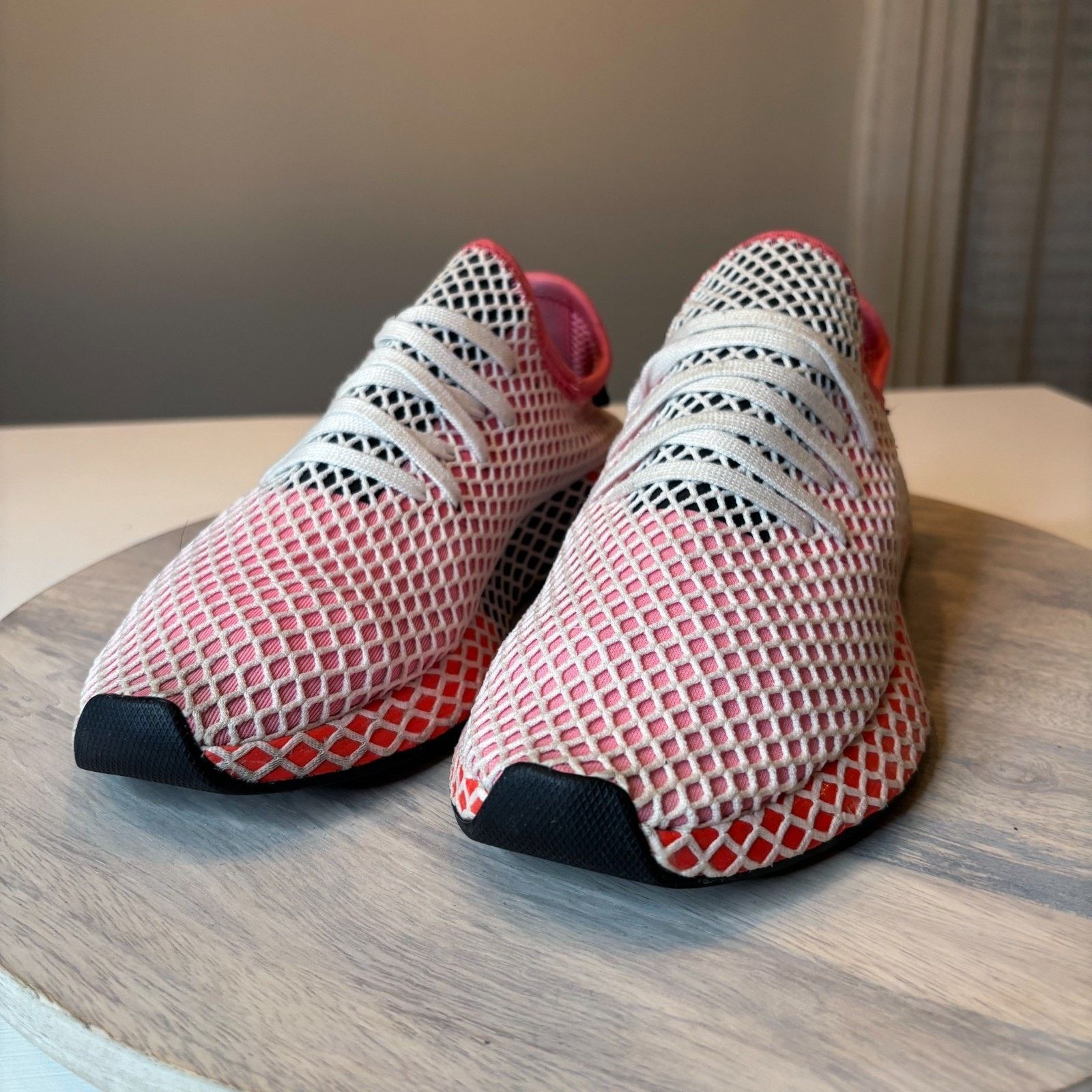 Adidas Adidas Deerupt Runner Grid Sneakers Lightweight Casual Sz 10 Size US 10 / IT 40 - 4 Thumbnail