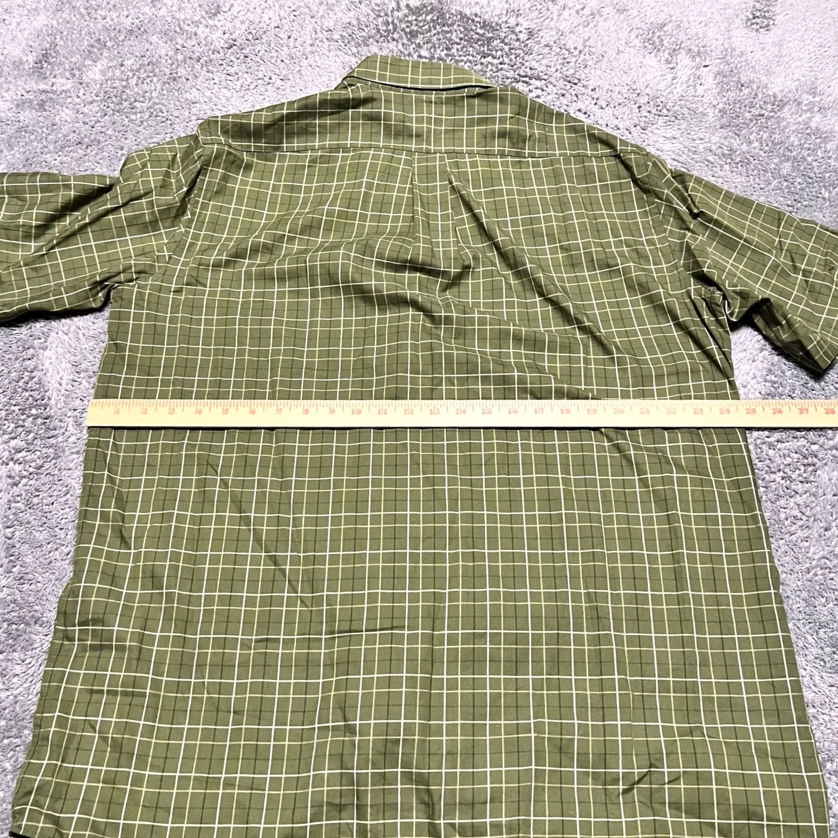 Vintage LL Bean Shirt Mens LT Green Plaid Wrinkle Resistant Short Sleeve Big & Tall Mens-LT Size US L / EU 52-54 / 3 - 5 Thumbnail