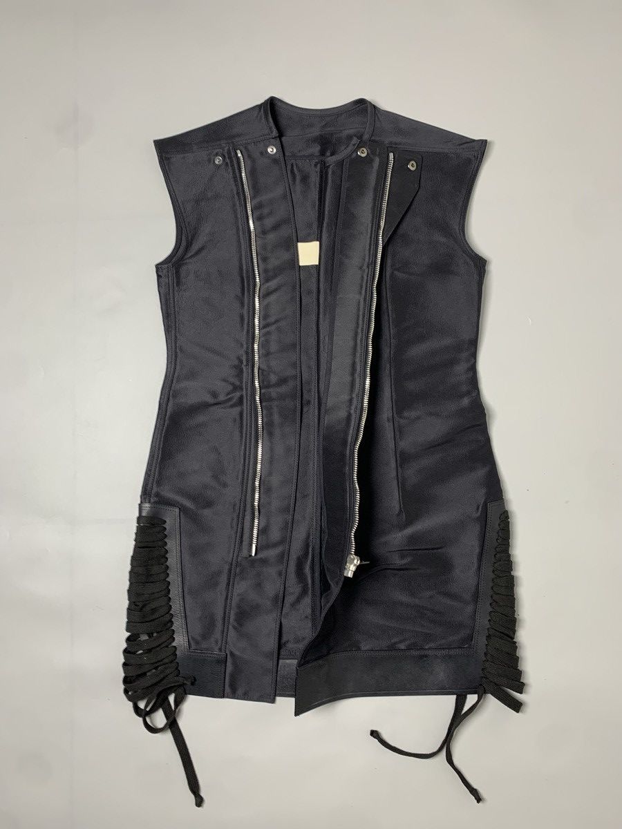 Rick Owens Rick Owens “Vicious” Spring/Summer 2014 — Leather Vest Size S / US 4 / IT 40 - 10 Thumbnail