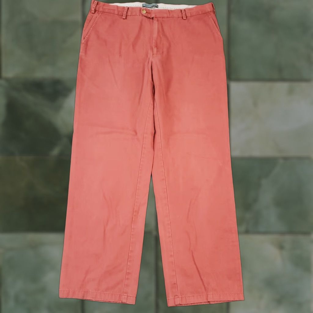 Peter Millar Peter Millar Pants Mens 34x28 Pink Chino Flat Front Straight Leg Golf Casual Mens Size US 34 / EU 50 - 1 Thumbnail