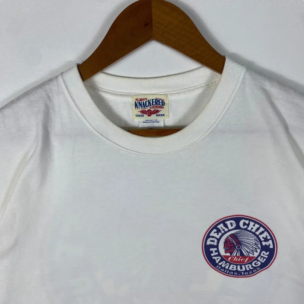 Japanese Brand DEAD CHIEF HAMBURGER Heath Knackered Graphic Tee Shirt Size US XL / EU 56 / 4 - 4 Thumbnail
