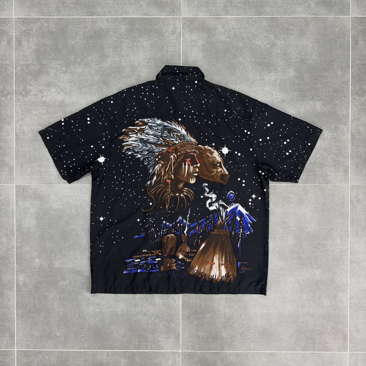 Vintage Vintage American Indians Aloha Hawaiian Button Shirt Size L Size US L / EU 52-54 / 3 - 15 Thumbnail