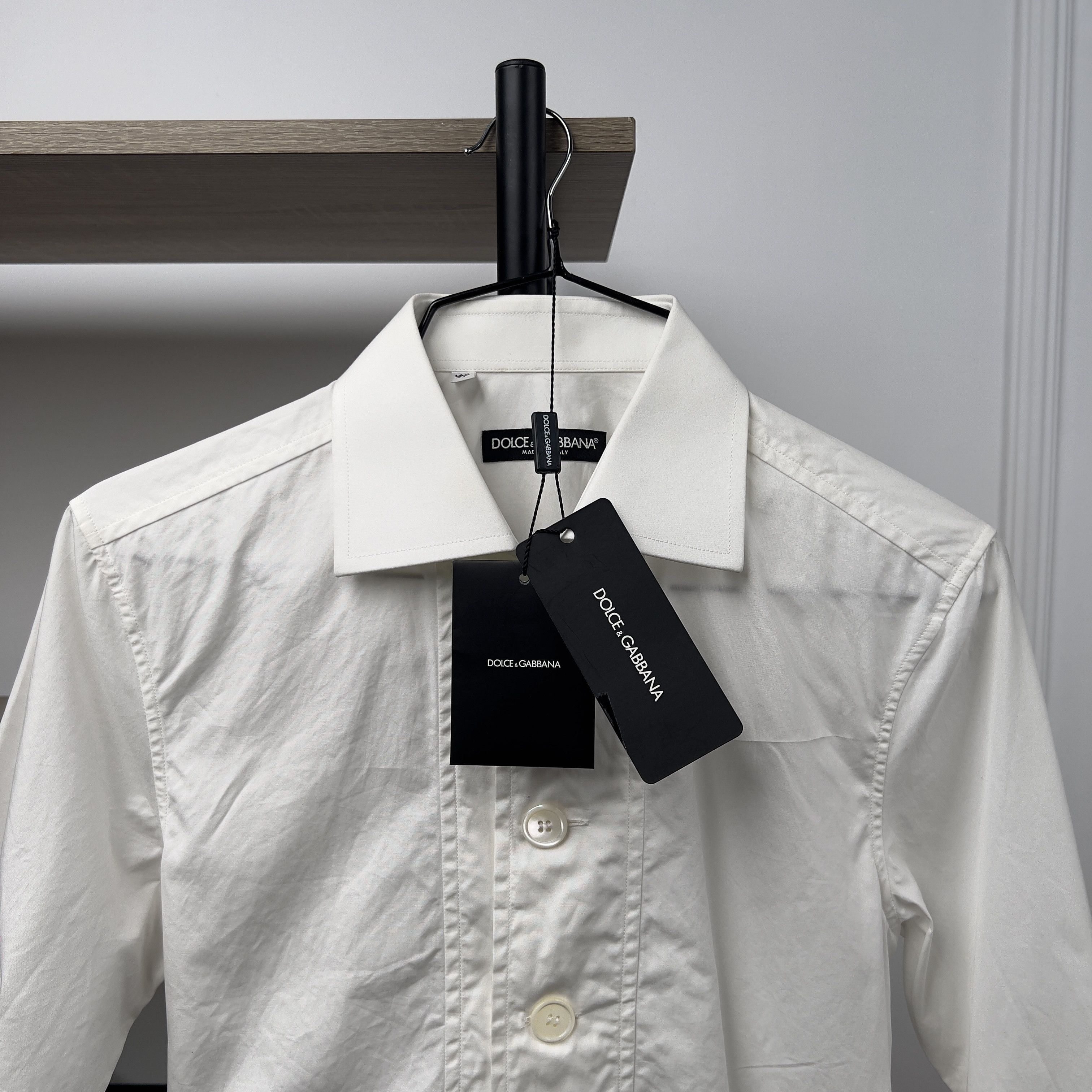 Dolce & Gabbana Dolce&Gabbana Mens Shirt Button Up Long Sleeve Cotton Size US S / EU 44-46 / 1 - 1 Thumbnail