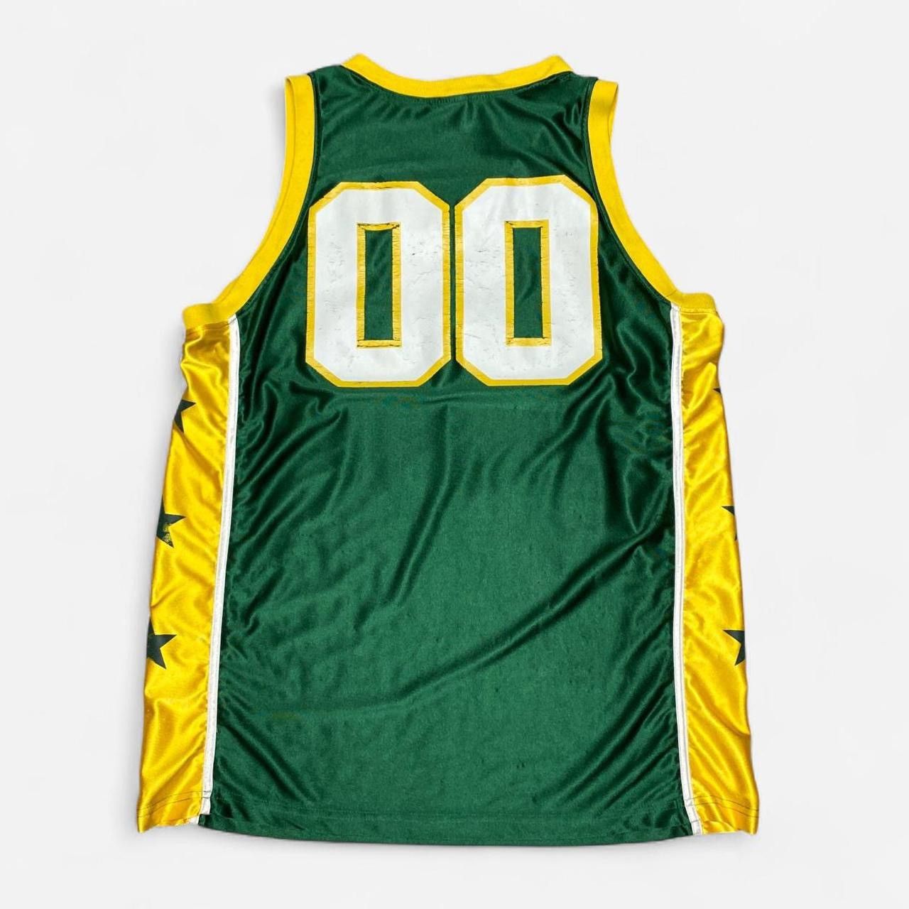 Other Y2K Harlem globetrotters green yellow and white jersey Size US L / EU 52-54 / 3 - 4 Thumbnail