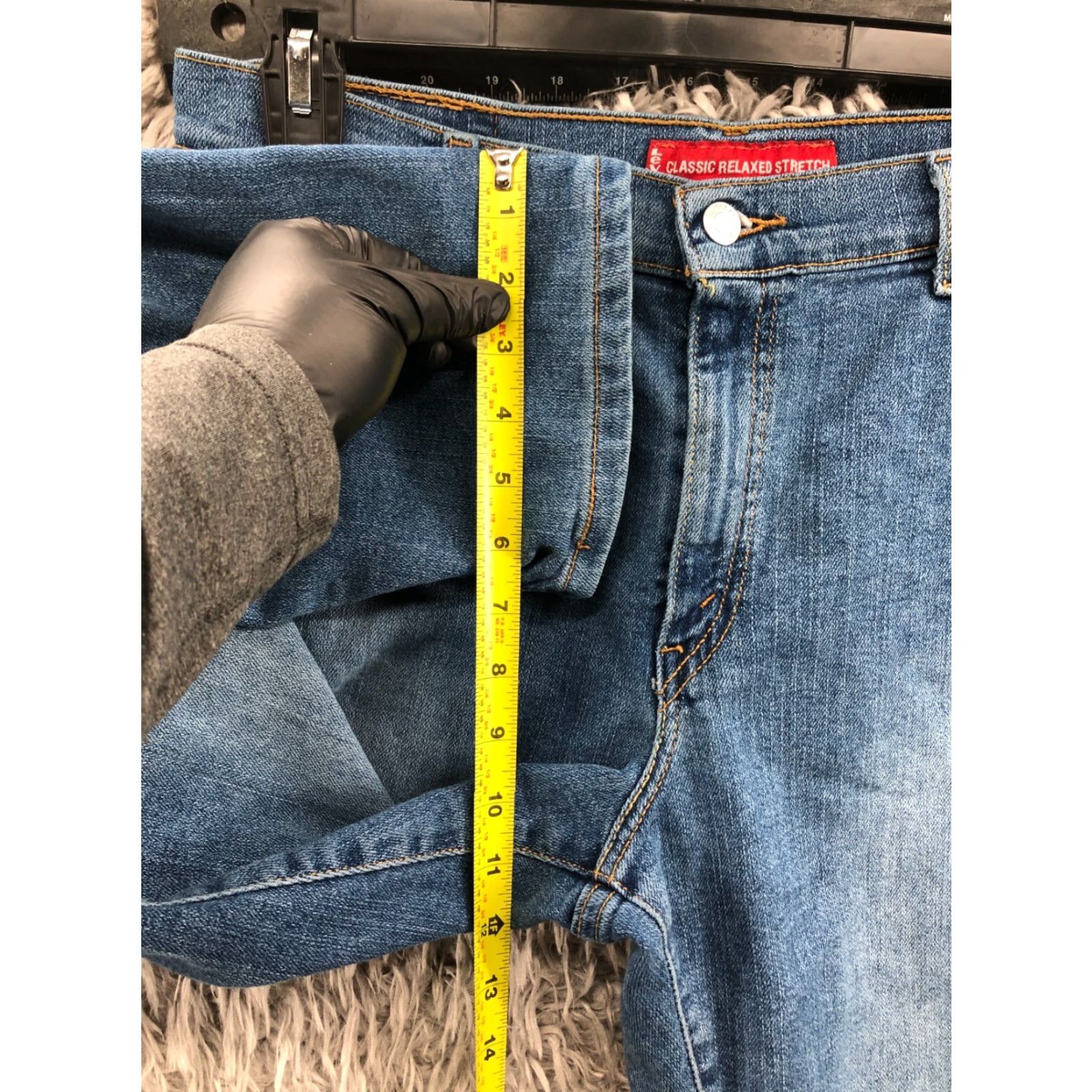 Levi's Levi's 550 Jeans Waist 32 Inseam 29 Regular Size 12 Womens Medium Wash Blue Relaxed Tapered Denim Size 34" / US 12 / IT 48 - 4 Thumbnail