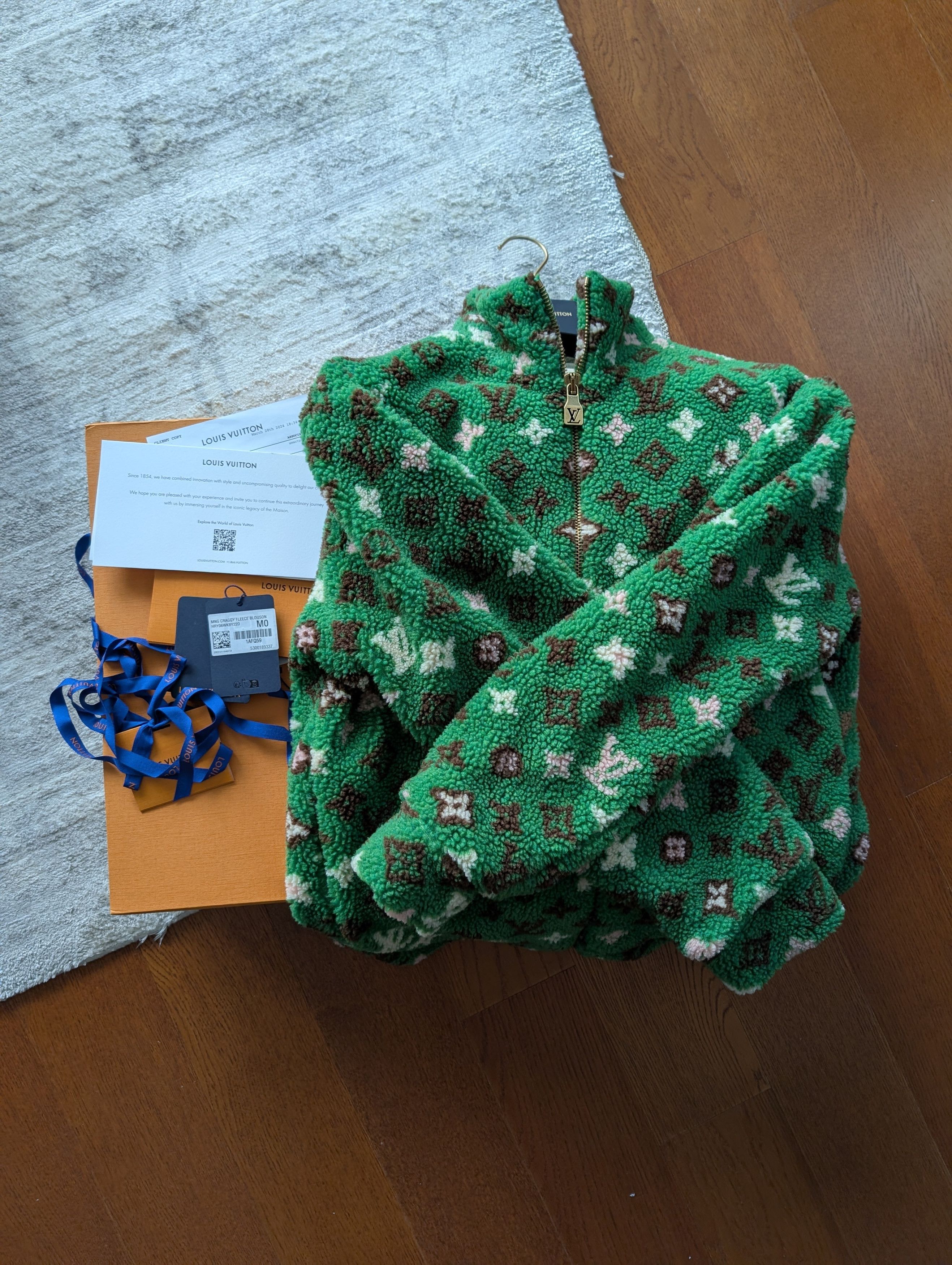 Louis Vuitton × Tyler The Creator LOUIS VUITTON TYLER MONOGRAM CRAGGY PRINT FLEECE JACKET Size US M / EU 48-50 / 2 - 1 Thumbnail
