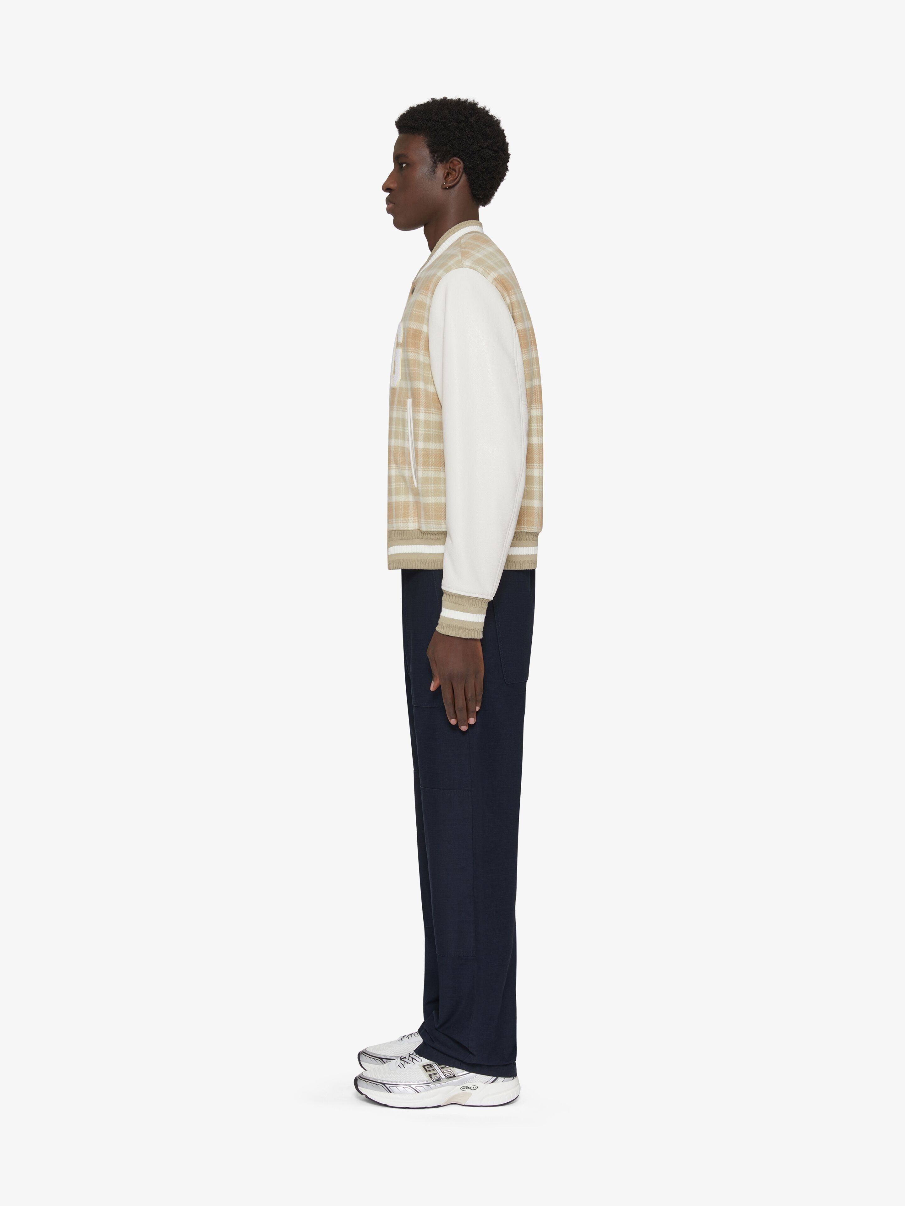 Givenchy o1w1db10925 Check Classic Varsity Jacket in Multicolor Size US M / EU 48-50 / 2 - 3 Thumbnail
