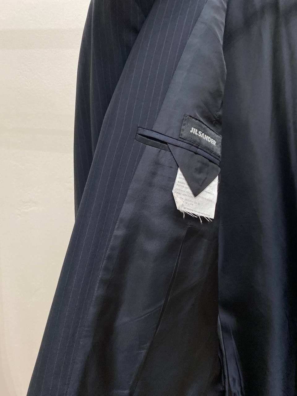 Jil Sander Raf Simons x Jil Sander Classic Wool Striped Suit Blazer Size 50R - 8 Thumbnail