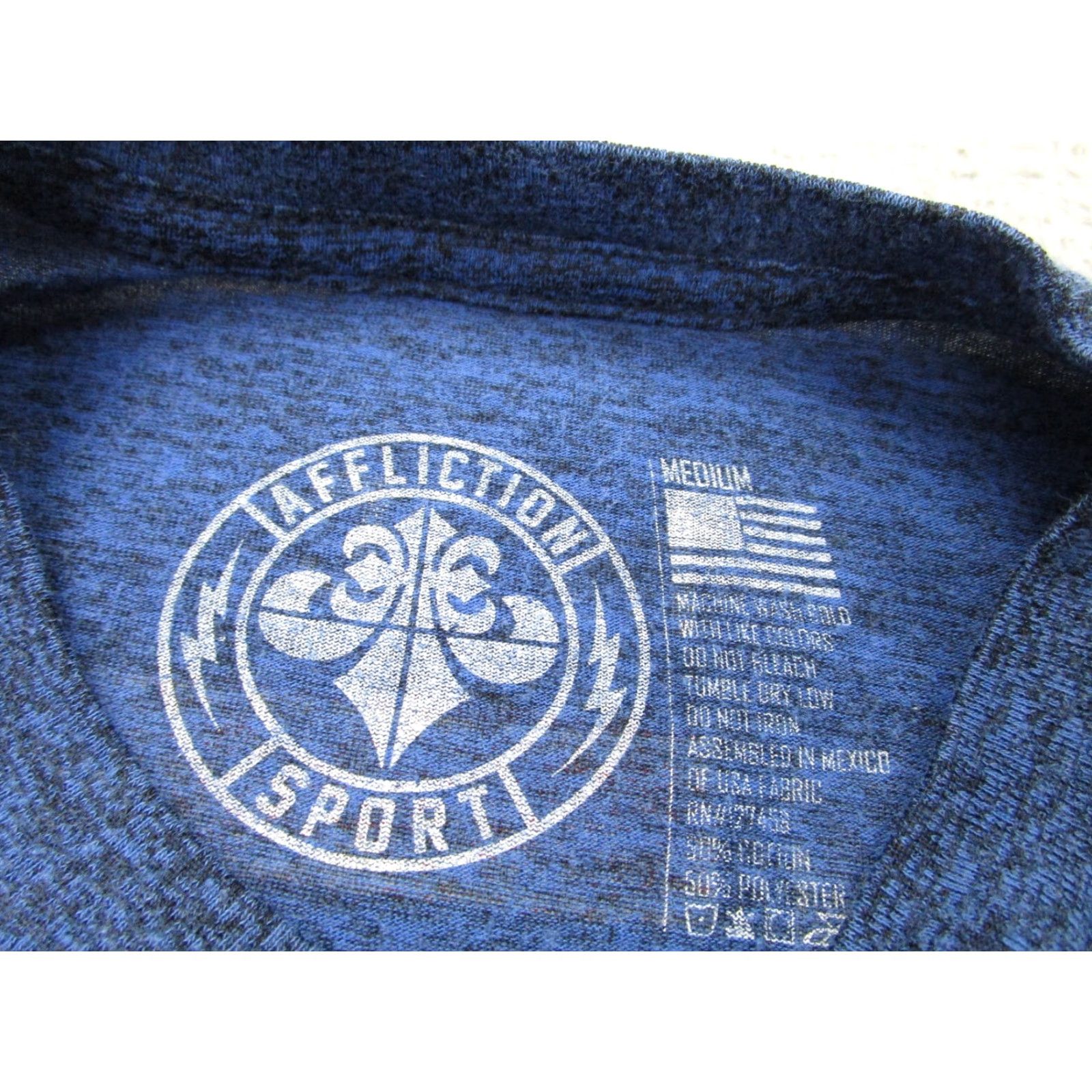 Affliction VINTAGE Affliction Shirt Men M Blue Size US M / EU 48-50 / 2 - 4 Thumbnail