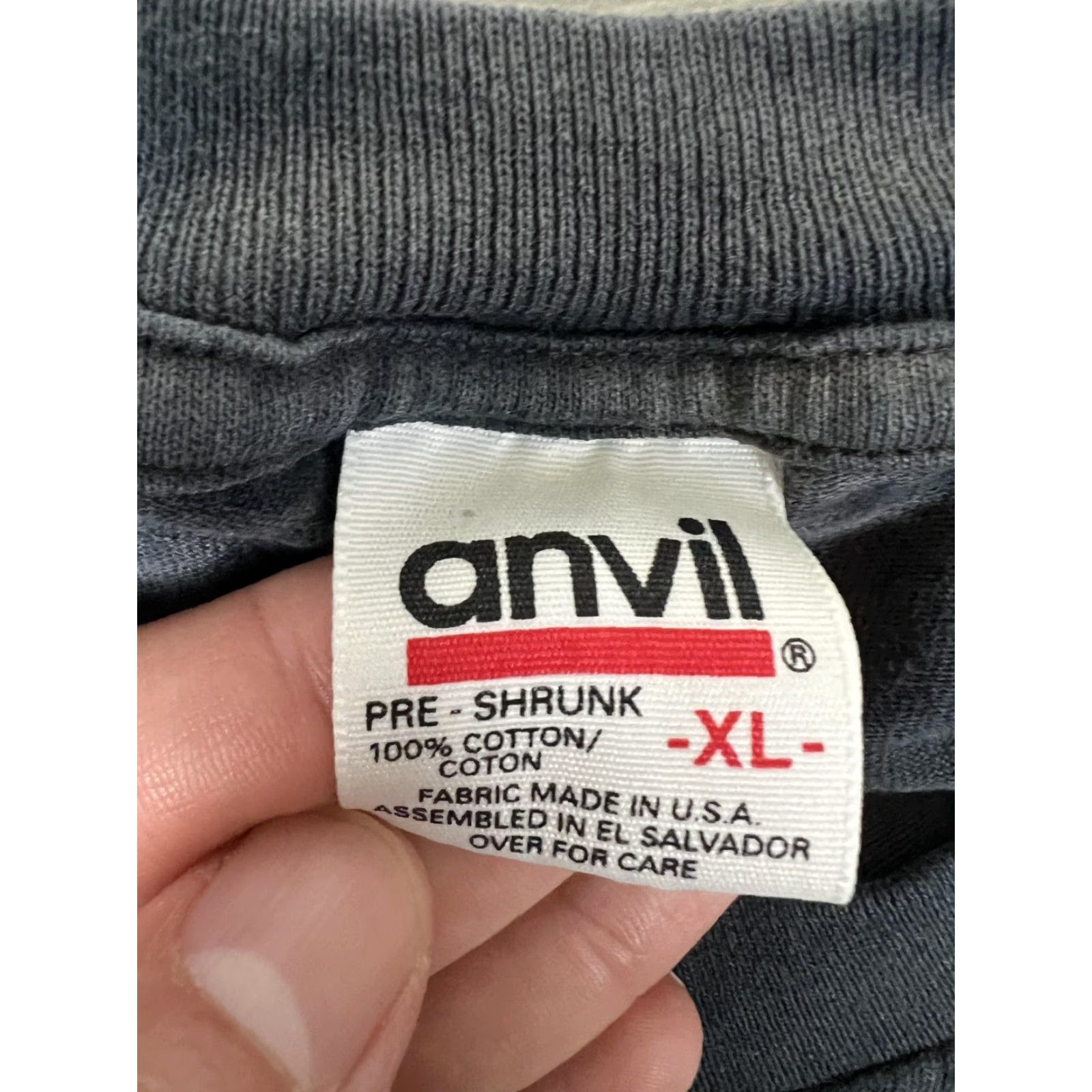 Anvil VINTAGE Wild Boys Hip Hop Graffiti T-Shirt Anvil XL Black Crew Neck Short Sleeve 90s Mens Graphic Print Vintage/90s Streetwear Size US XL / EU 56 / 4 - 6 Thumbnail