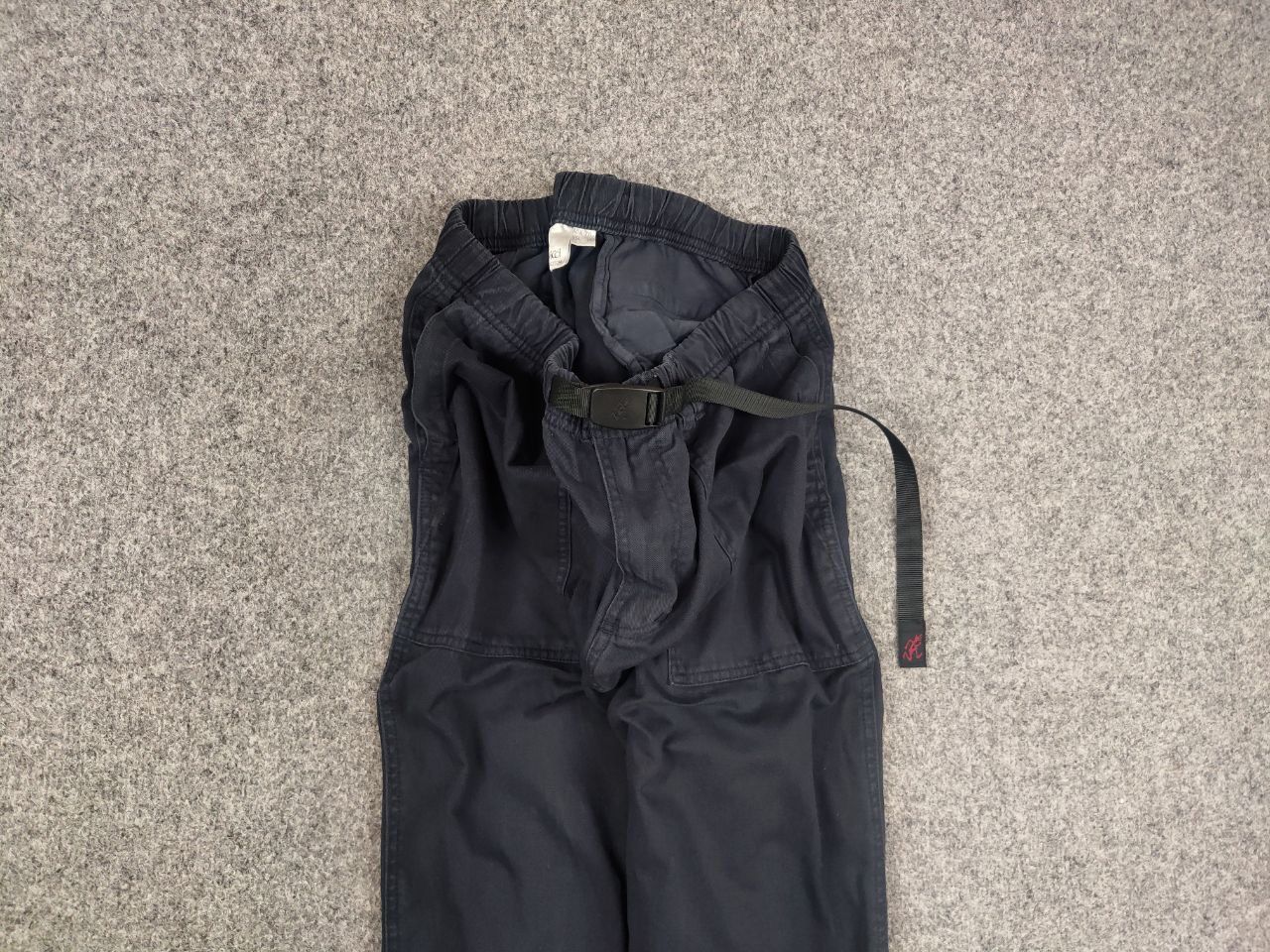 Gramicci Gramicci Japanese Design Dark Blue Canvas Cropped Pants Size US 34 / EU 50 - 4 Thumbnail