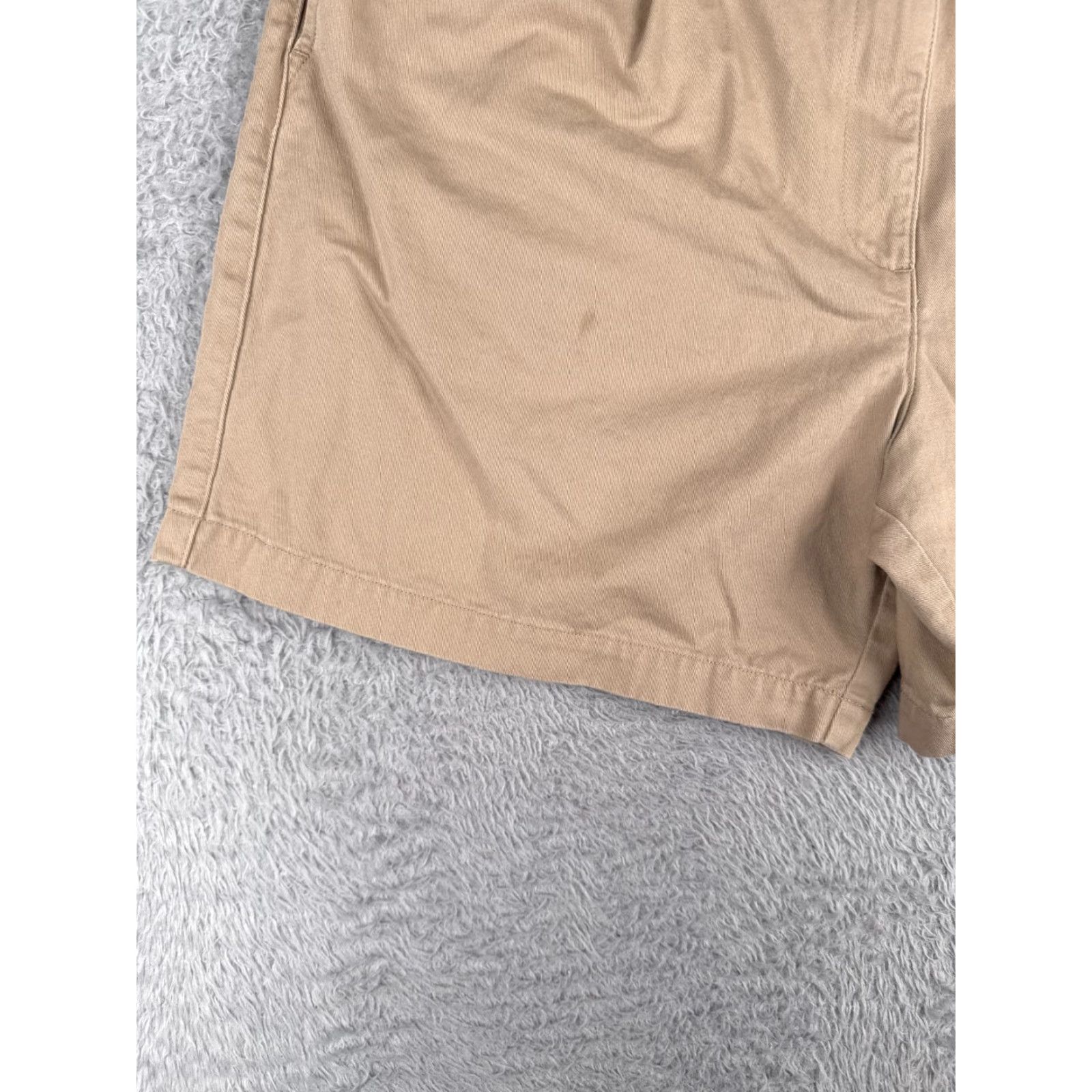 Ralph Lauren Lauren Ralph Lauren Shorts Women 12 Beige Twill Chino Pockets Flat Front Regular Rise 6 in Inseam 6 in Cotton Buttoned Front Womens Size 34" / US 12 / IT 48 - 3 Thumbnail