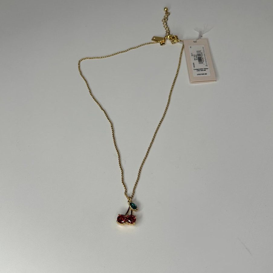 Kate Spade Kate Spade New York Ma Cherie Cherry Mini Necklace Size ONE SIZE - 6 Thumbnail
