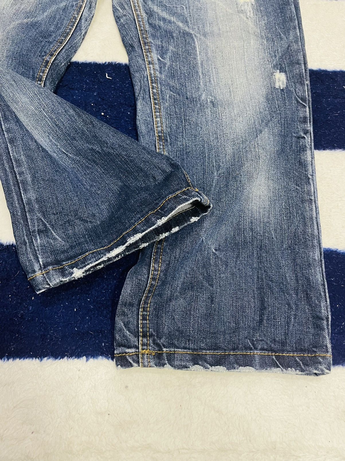 Japanese Brand 3Q Hot Pepper Jeans (11) Size 32" / US 10 / IT 46 - 15 Thumbnail