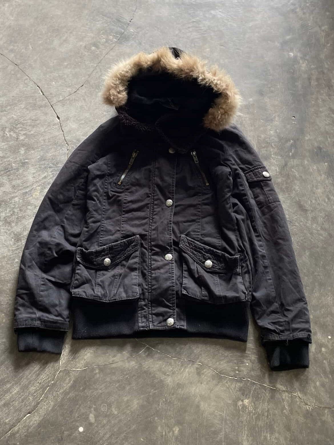If Six Was Nine 2000s Vence Exchange - Vkei Raccoon Fur Hoodie Jacket Size US S / EU 44-46 / 1 - 1 Thumbnail