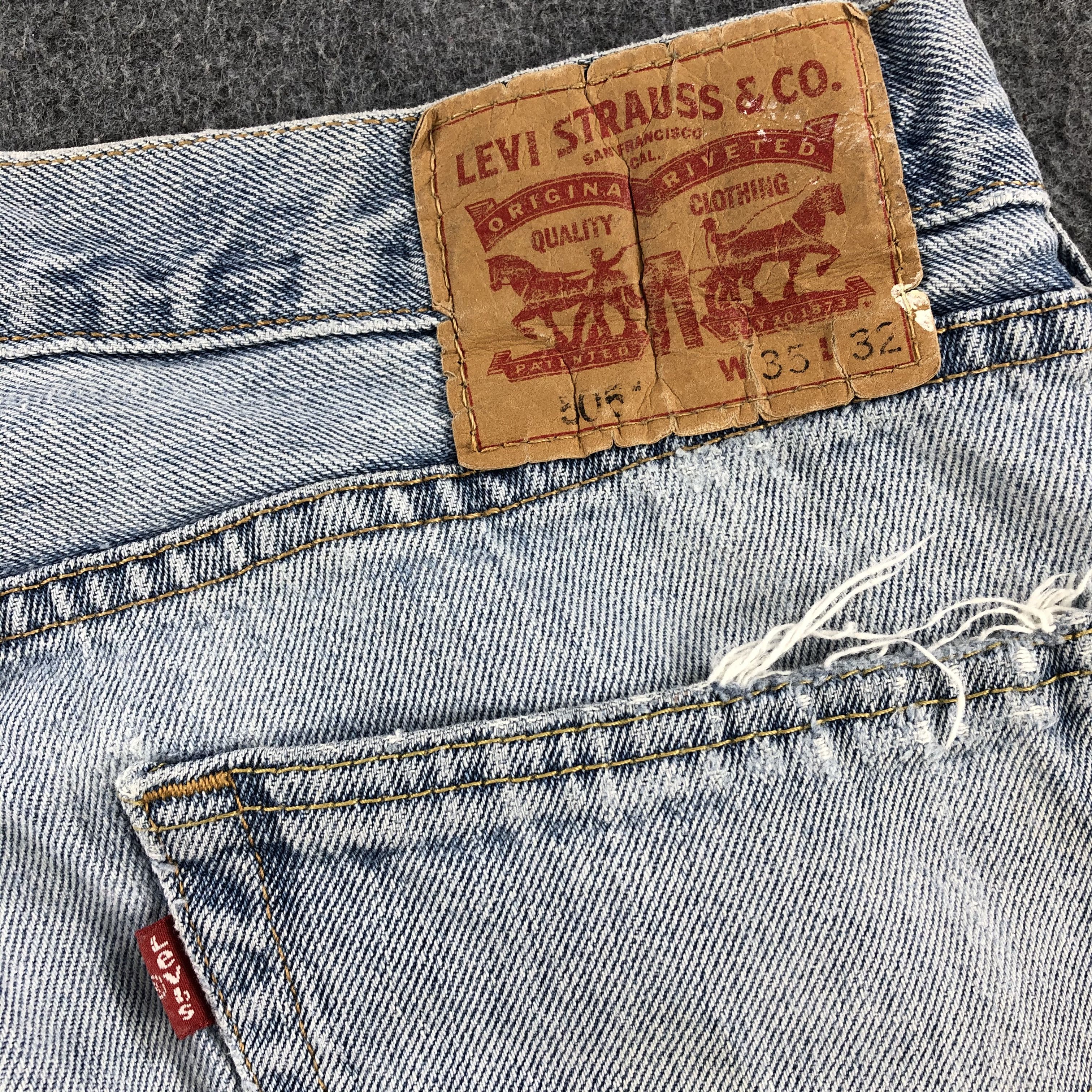 Vintage Light Wash Levis 505 Jeans-JM1752