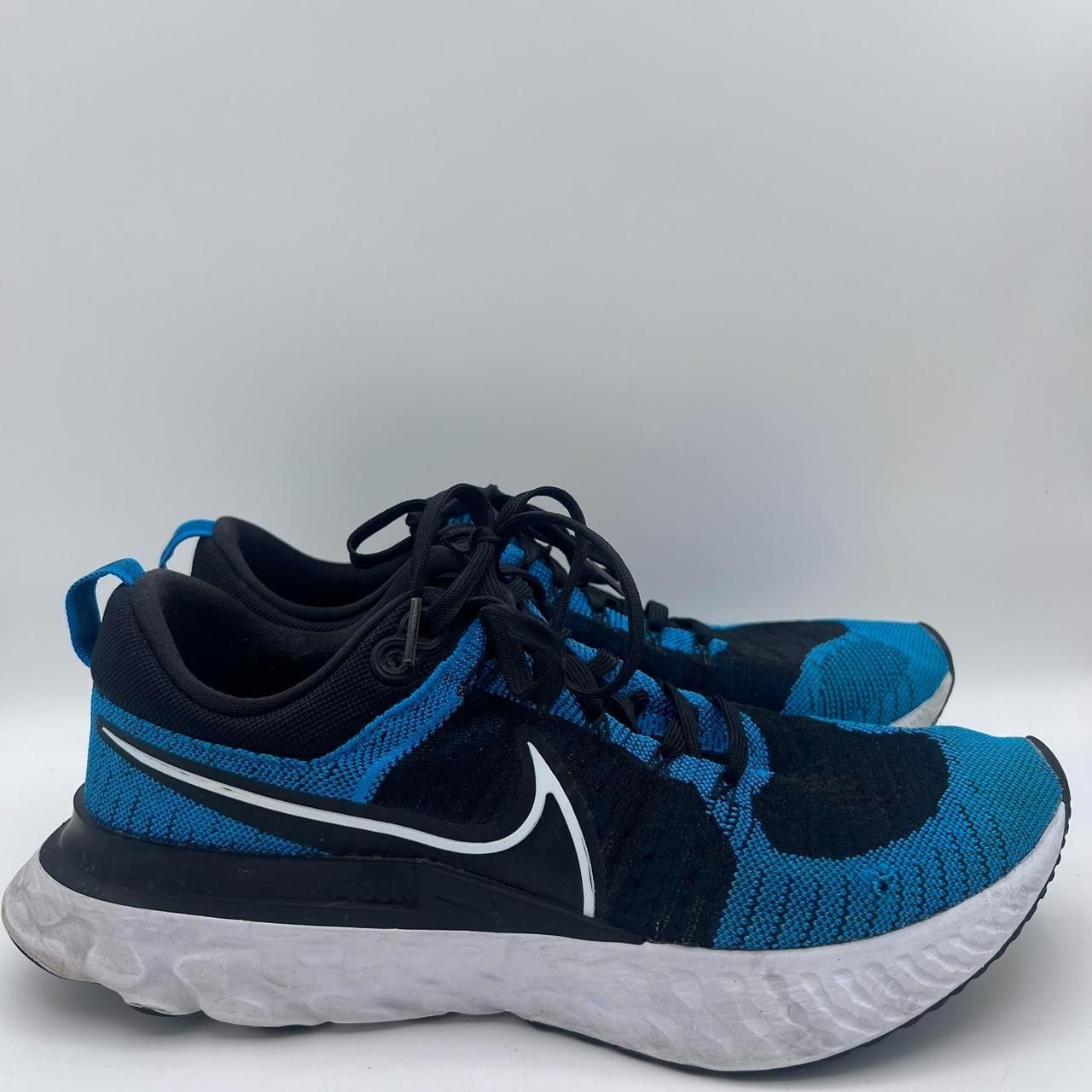 Nike Mens Size 12 Nike React Infinity Runk FK 2 Blue Orbit Black Size US 12 / EU 45 - 1 Thumbnail