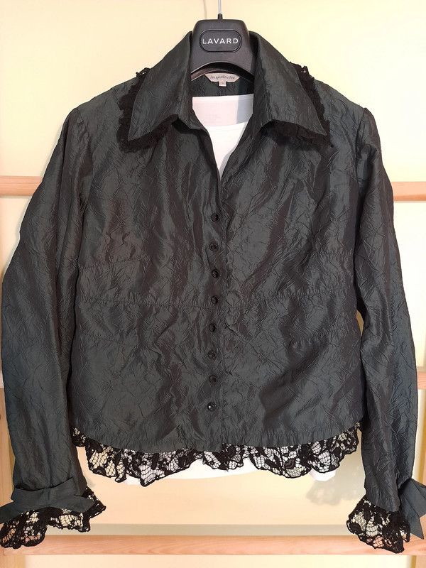 Rundholz × Vintage Reconstructed Boxy Jacket Distressed Shirt Goth y2k Vintage Size M / US 6-8 / IT 42-44 - 1 Thumbnail