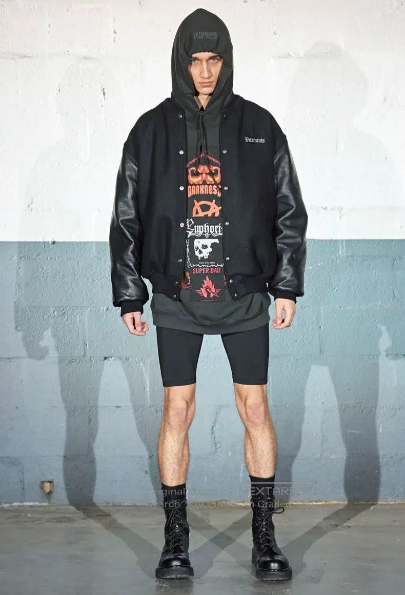 Vetements Vetements Wool Leather Jacket Size US XS / EU 42 / 0 - 7 Thumbnail