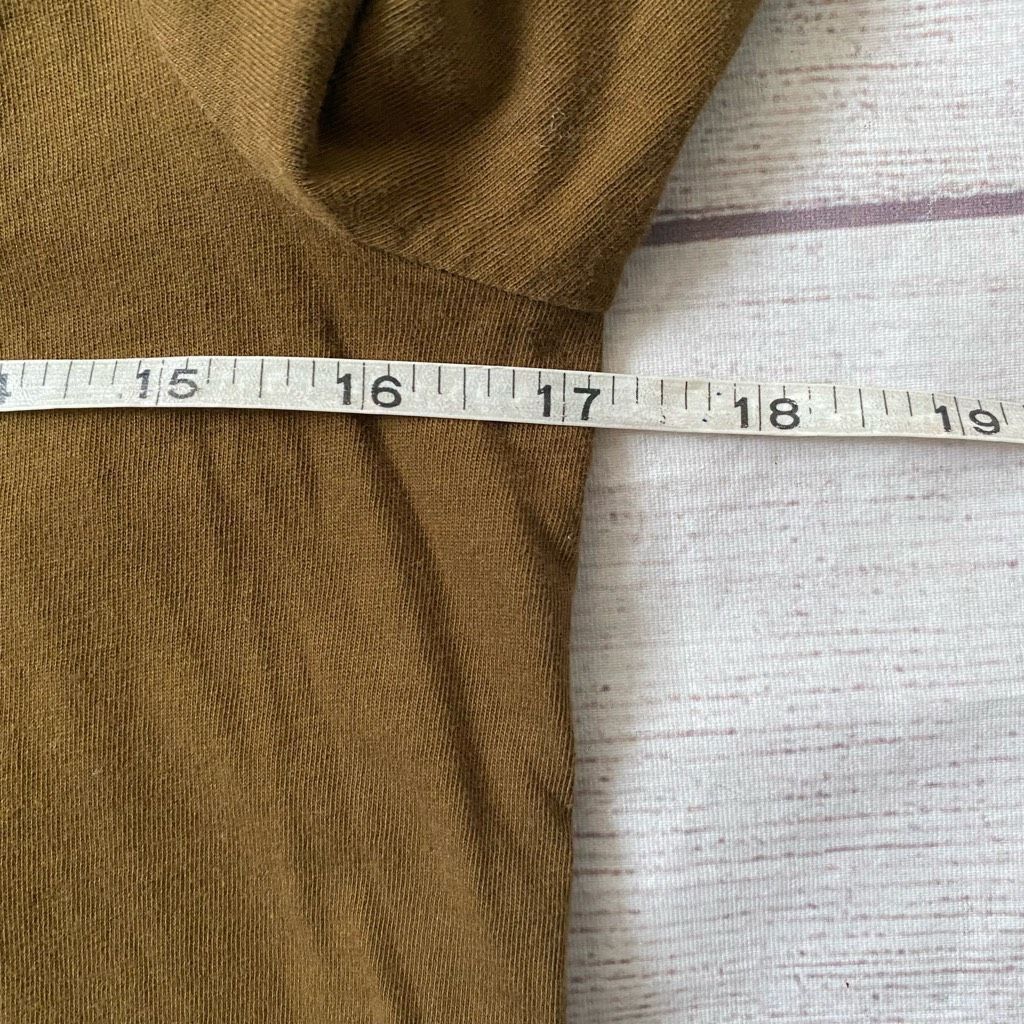 Madewell Madewell women XS scoopneck Longsleeve fitted tan shirt Size XS / US 0-2 / IT 36-38 - 8 Thumbnail