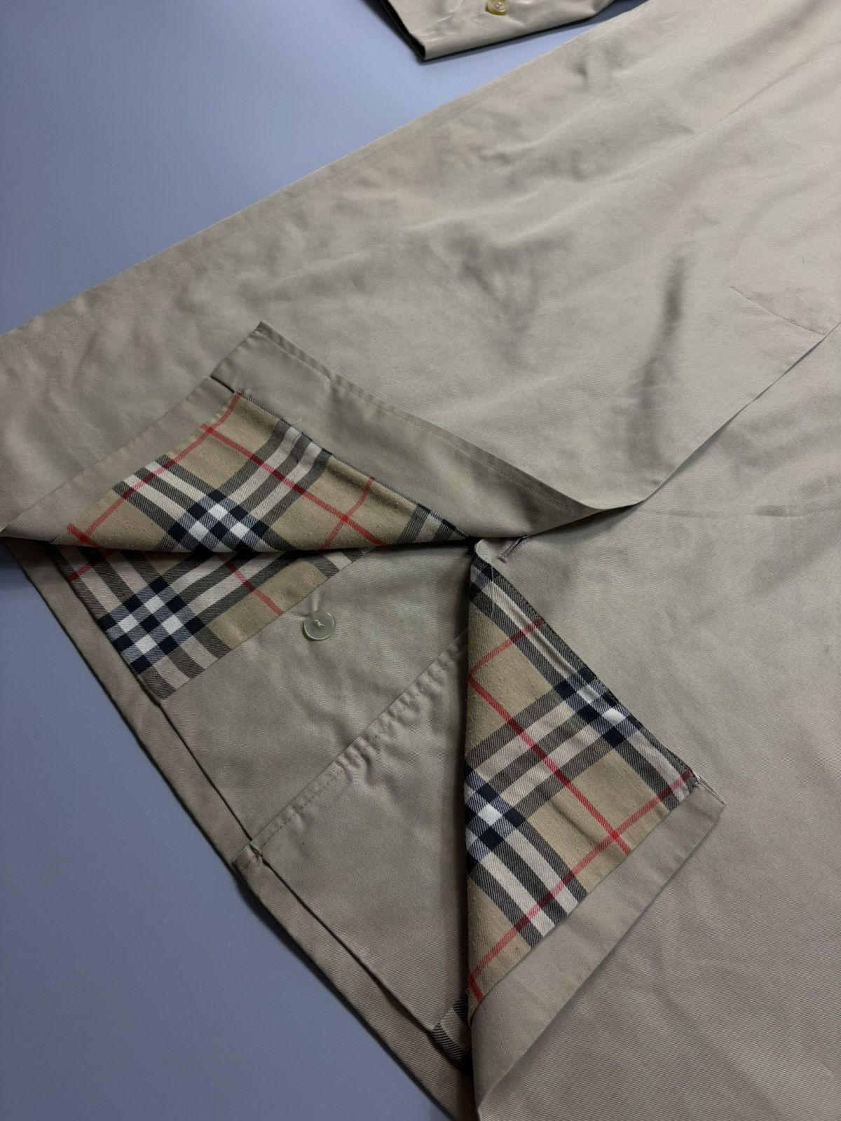 Burberry Burberry Vintage Trench Coat Nova Check England 90s l Size US L / EU 52-54 / 3 - 12 Thumbnail