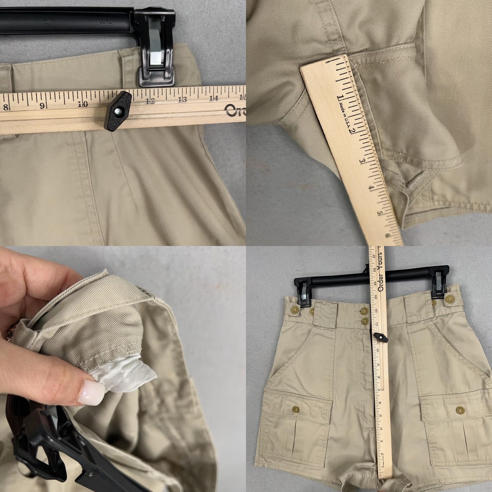Tilley Tilley Endurables Shorts Womens Medium Beige Khaki Cargo Utility Hiking Outdoor Size 27" / US 4 / IT 40 - 9 Thumbnail