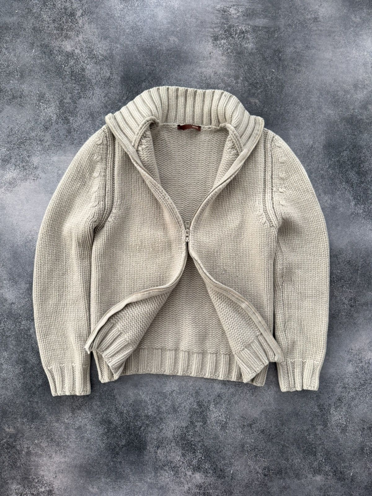 Bally Vintage Bally knit zip up sweater Size US S / EU 44-46 / 1 - 4 Thumbnail