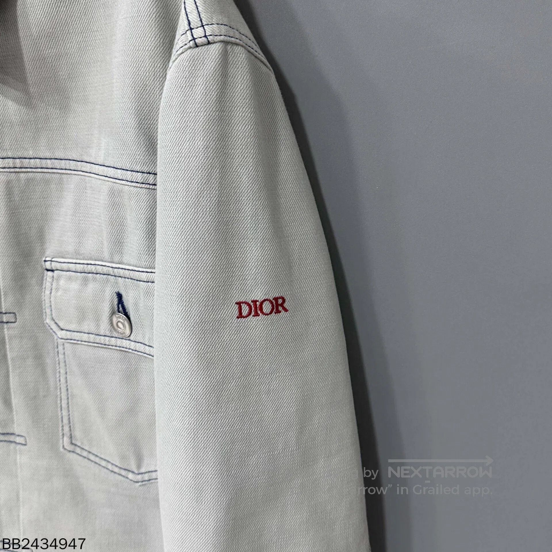 Dior tiger logo embroidered denim jacket Dior. Size US L / EU 52-54 / 3 - 2 Thumbnail