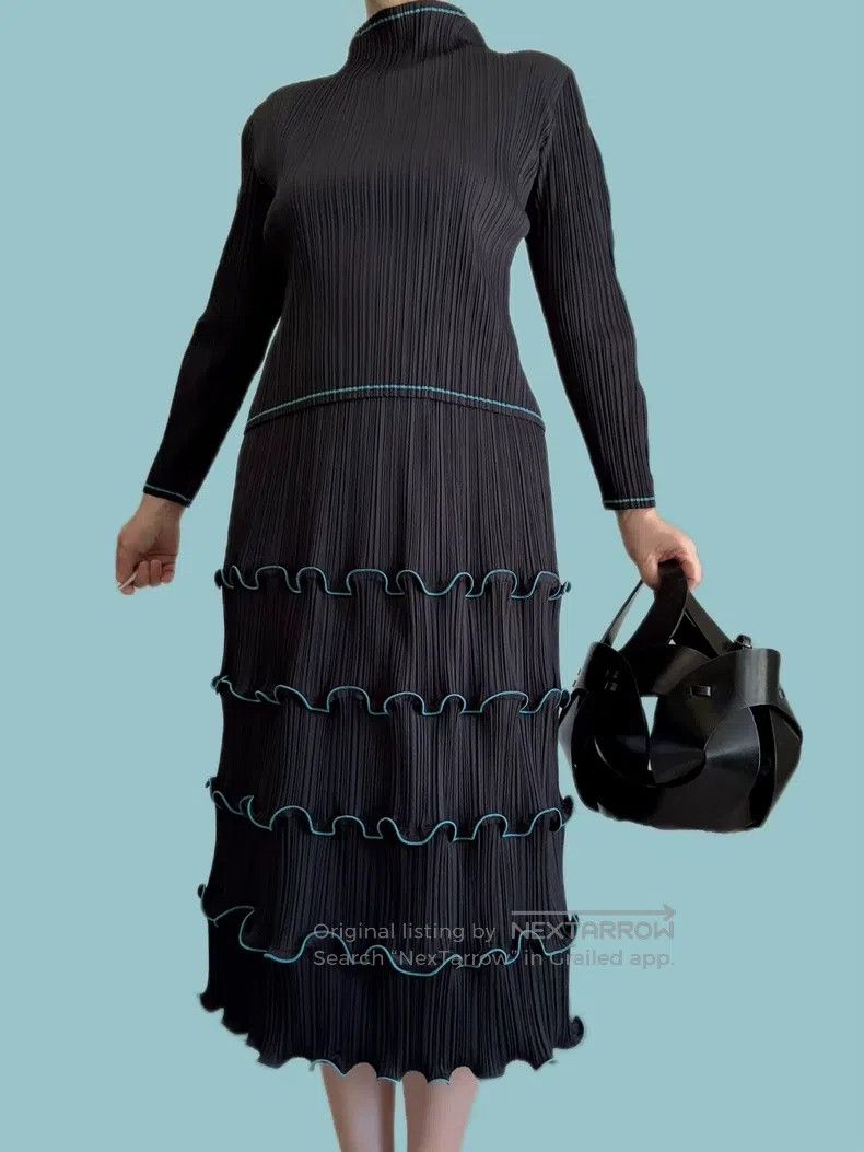 Issey Miyake Issey Miyake Lace Ruffle Tiered Skirt Set Size M / US 6-8 / IT 42-44 - 1 Thumbnail
