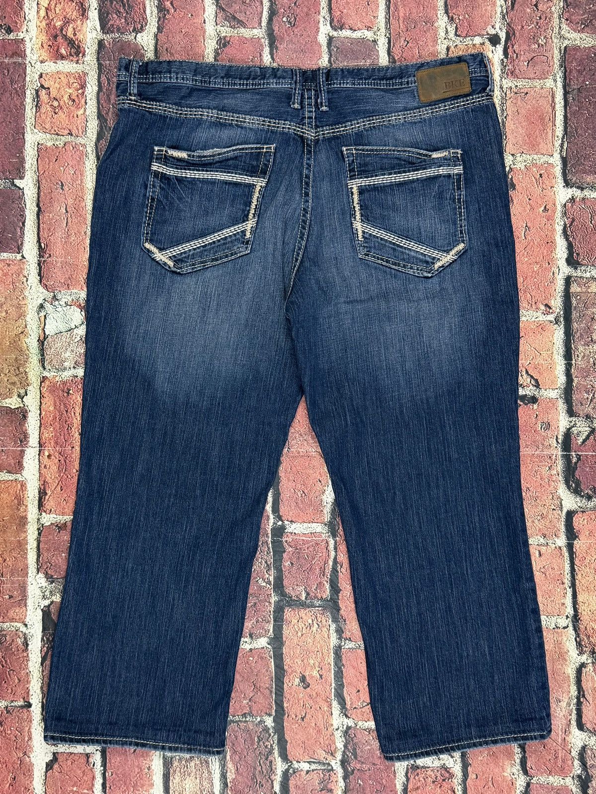 BKE BKE Seth Jeans Blue Relaxed Straight Leg Stretch Denim Size US 44 / EU 60 - 1 Thumbnail