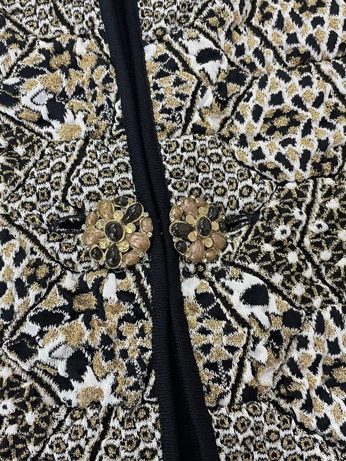 Chanel Chanel Dubai Collection Gold Thread Embroidered Vest Size 38 Size S / US 4 / IT 40 - 2 Thumbnail