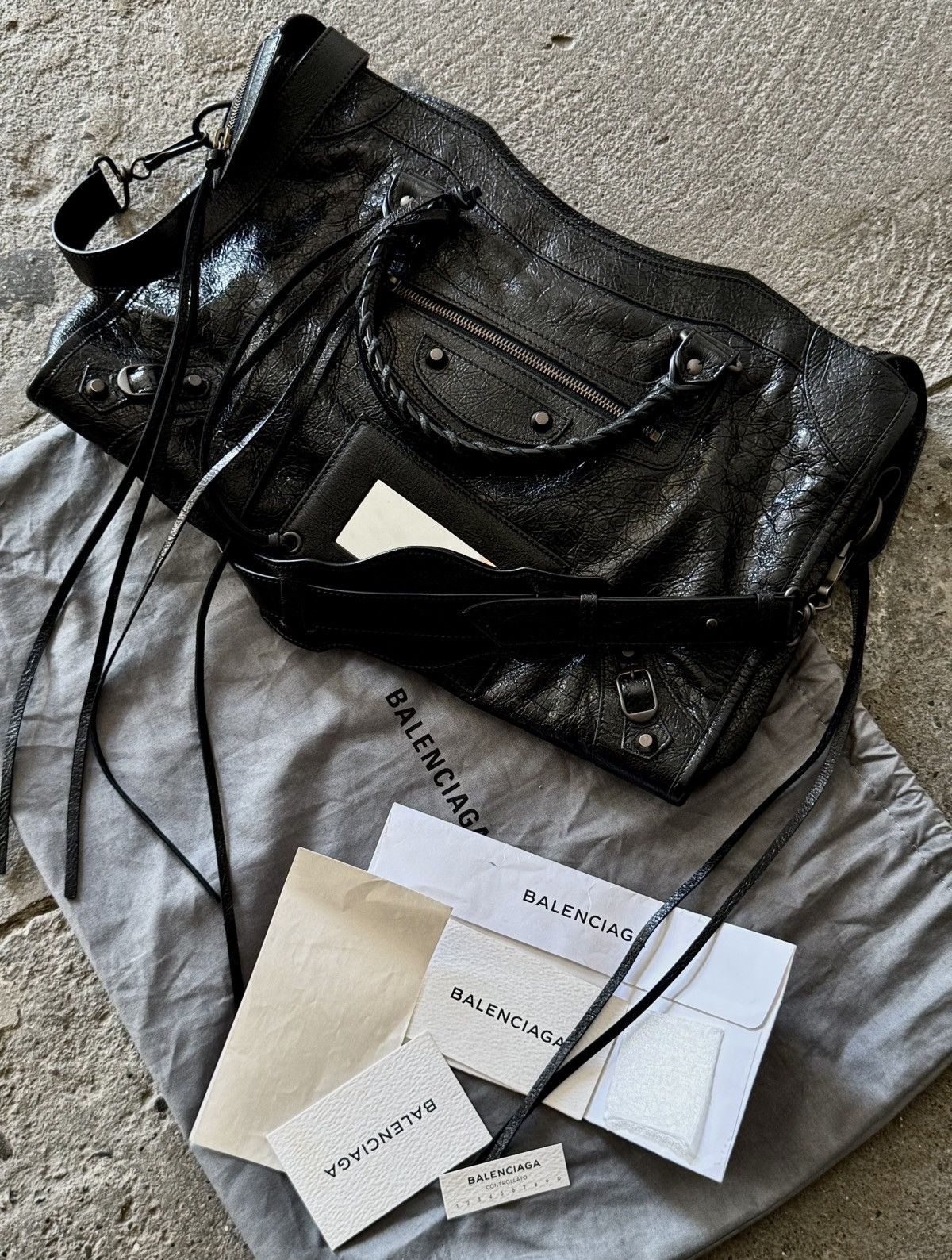 Balenciaga Balenciaga - SS19/22 - Classic Le City Motorcycle - Lambskin Size ONE SIZE - 24 Thumbnail