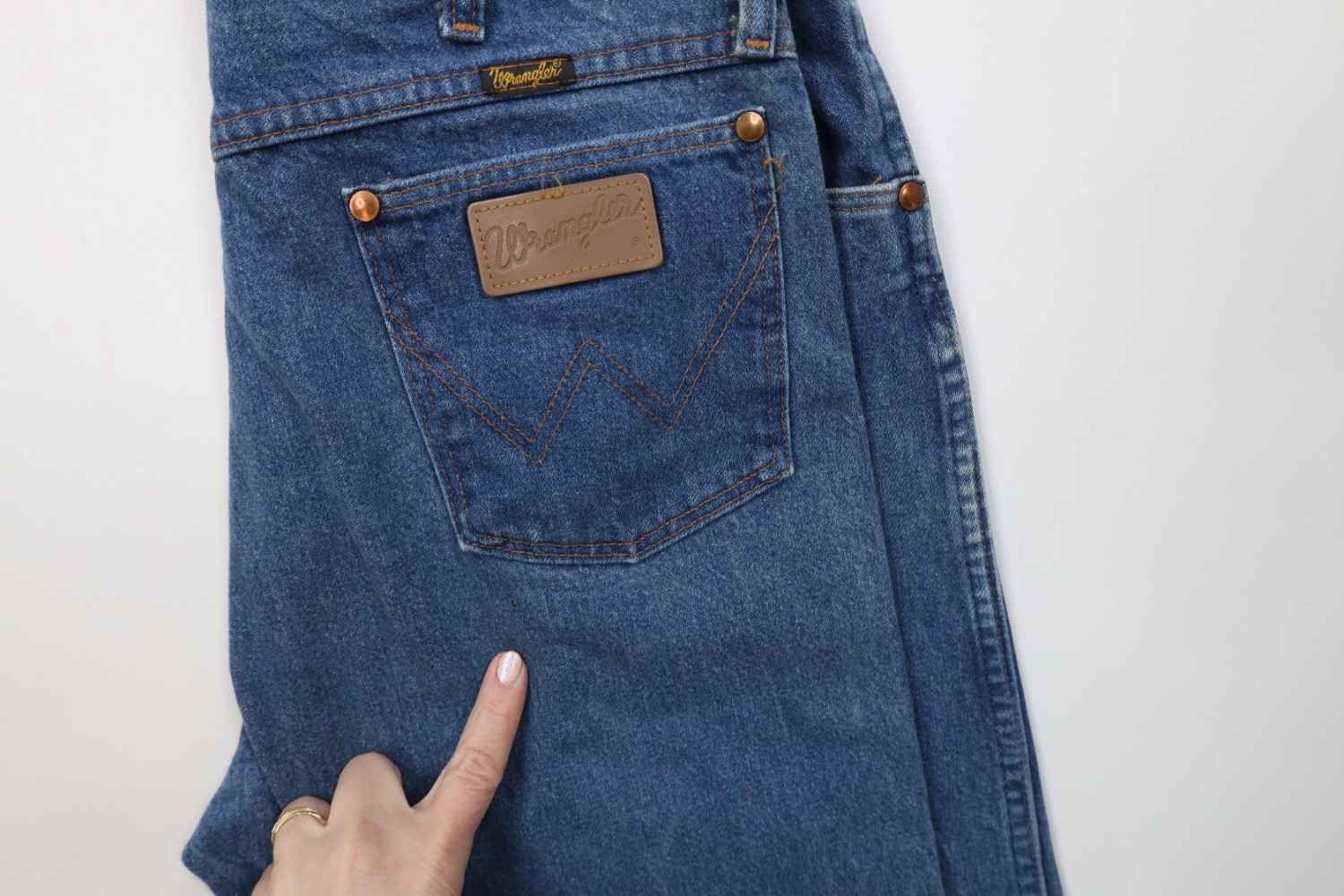Wrangler Vintage 90s Wrangler Western Straight Leg Jeans Blue USA Size US 34 / EU 50 - 14 Thumbnail