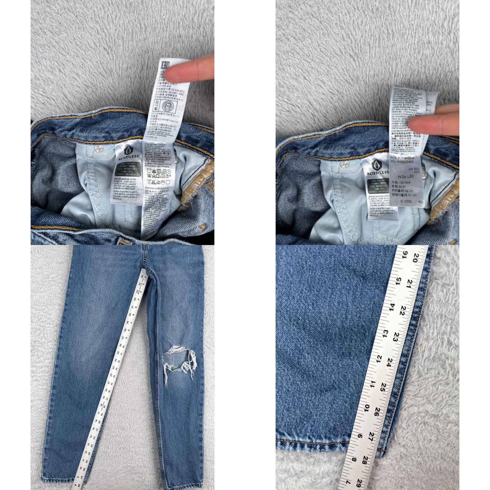 Levi's VINTAGE Levi's Jeans Mom 5-Pocket Denim Blue 80s Medium Wash 26x30 Women Regular Size 26 Size 26" / US 2 / IT 38 - 8 Thumbnail