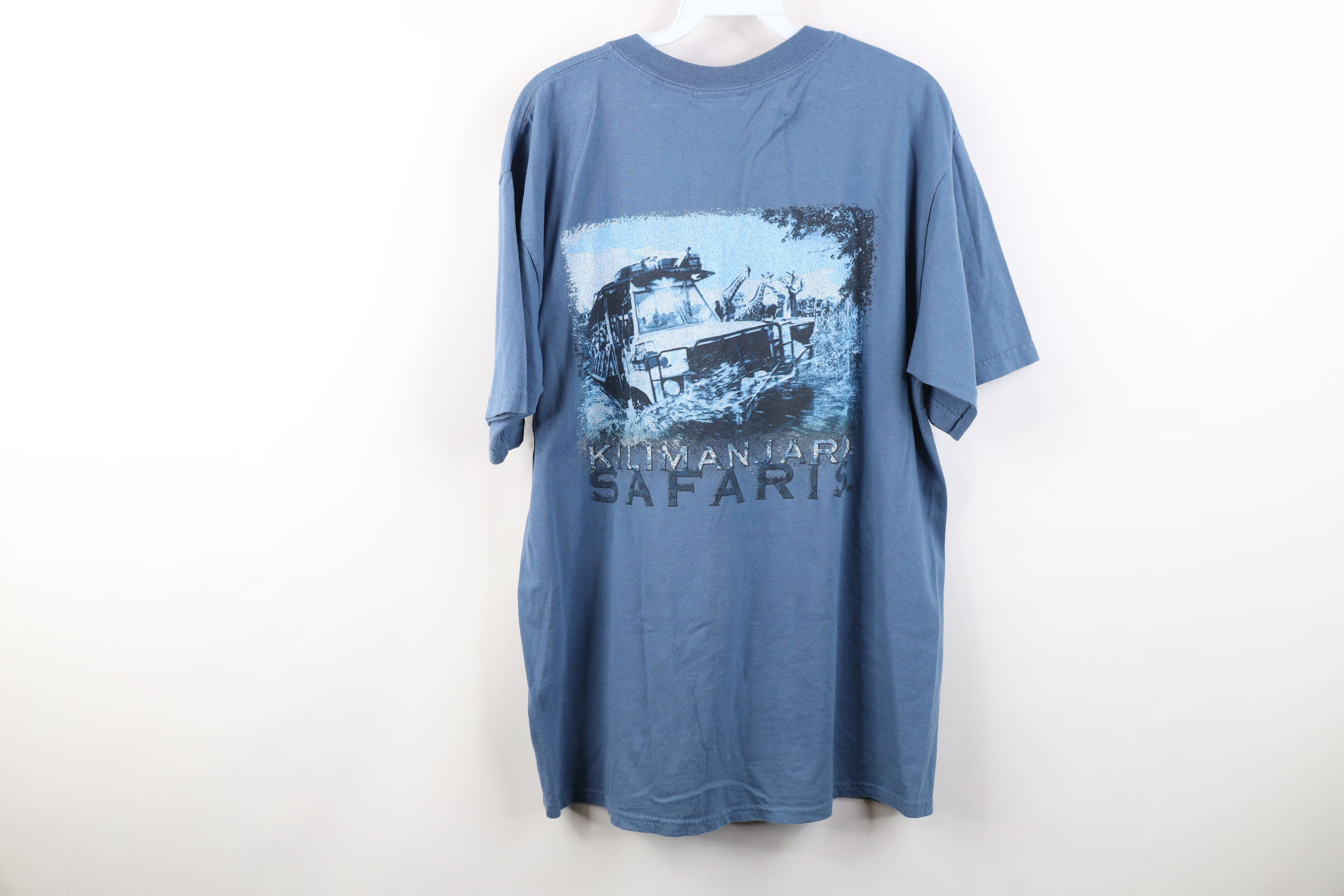 Disney Vintage 90s Y2K Disney Animal Kingdom Kilimanjaro T-Shirt Size US L / EU 52-54 / 3 - 11 Thumbnail