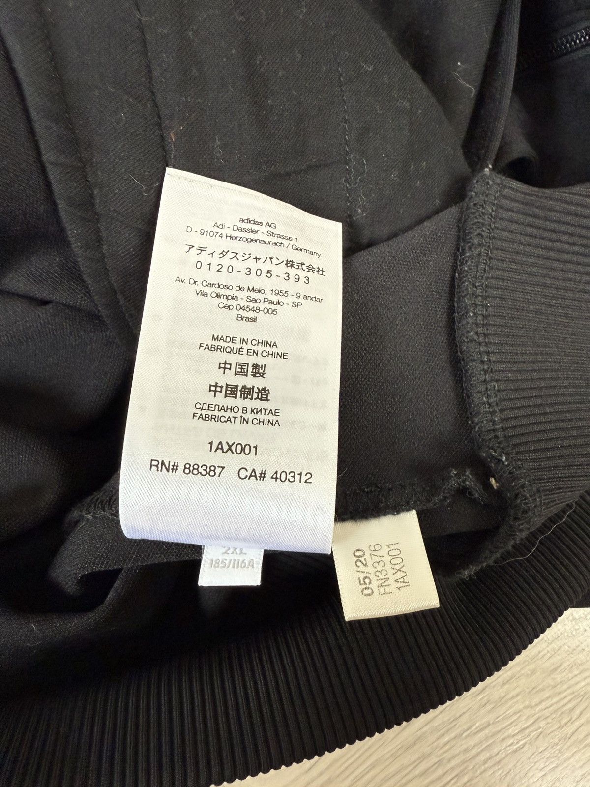Y-3 Y-3 Big Logo Full Zip Track Top Jacket Size US XXL / EU 58 / 5 - 9 Thumbnail