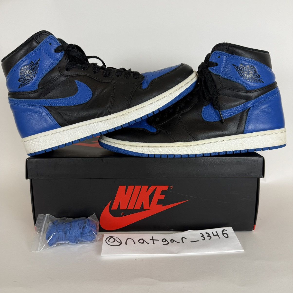 Jordan Brand × Nike Size 10.5-Jordan 1 Royal Blue 2017- NEAR BRAND NEW! Size US 10.5 / EU 43-44 - 1 Thumbnail