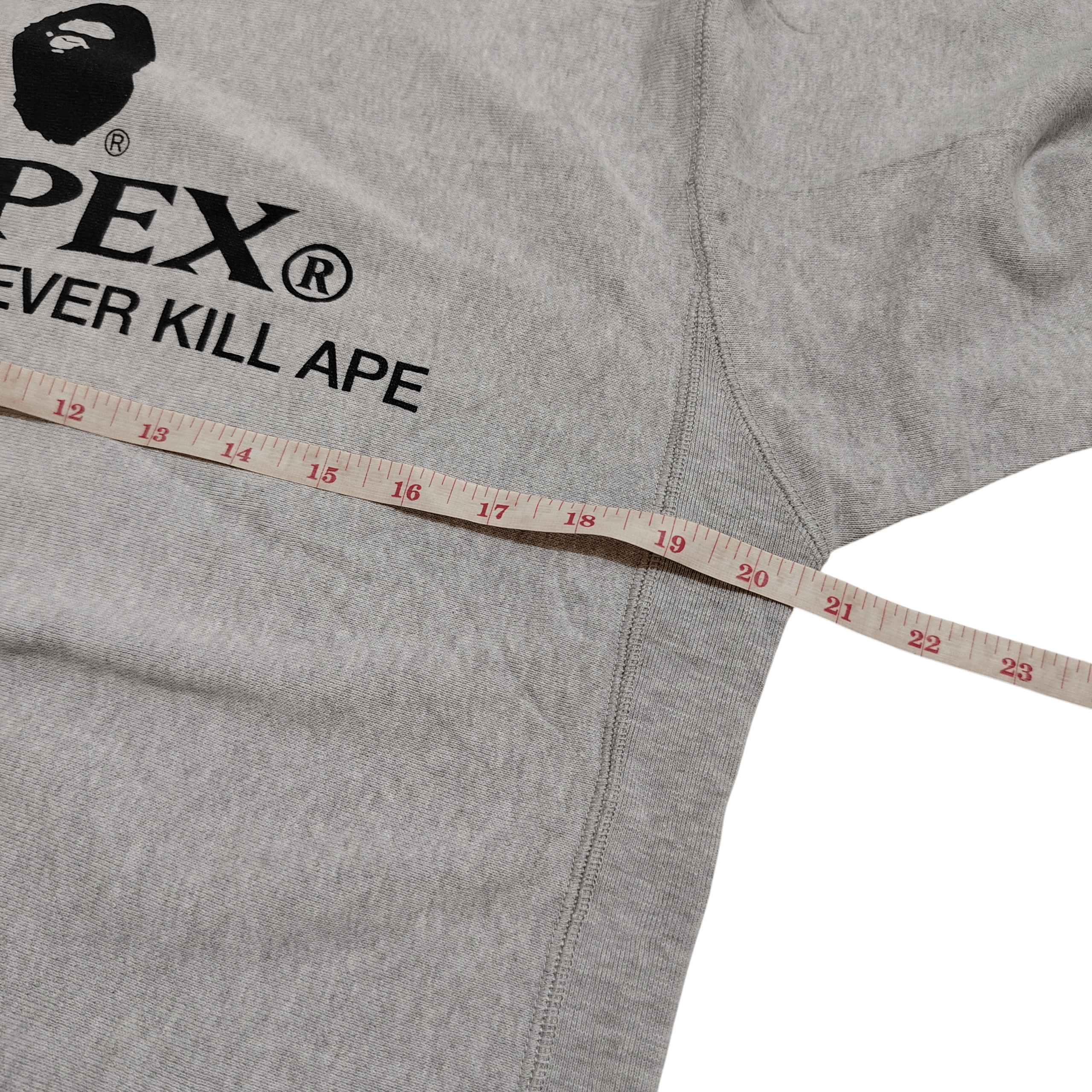 Bape VERY RARE STREETWEAR‼️Bape Bapex Grey Sweatshirt M Japan Size US M / EU 48-50 / 2 - 14 Thumbnail