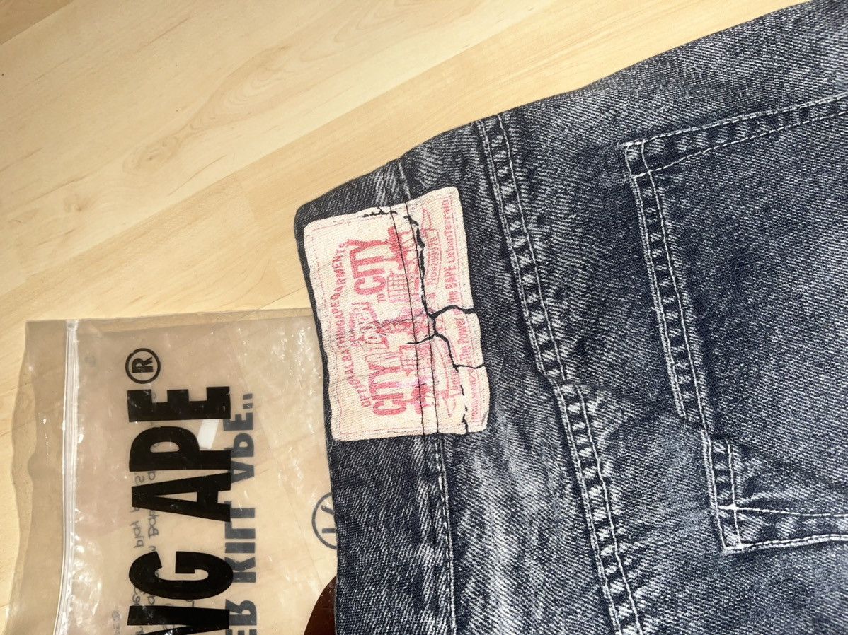 Bape Bape denim logo shorts Size US 36 / EU 52 - 7 Thumbnail