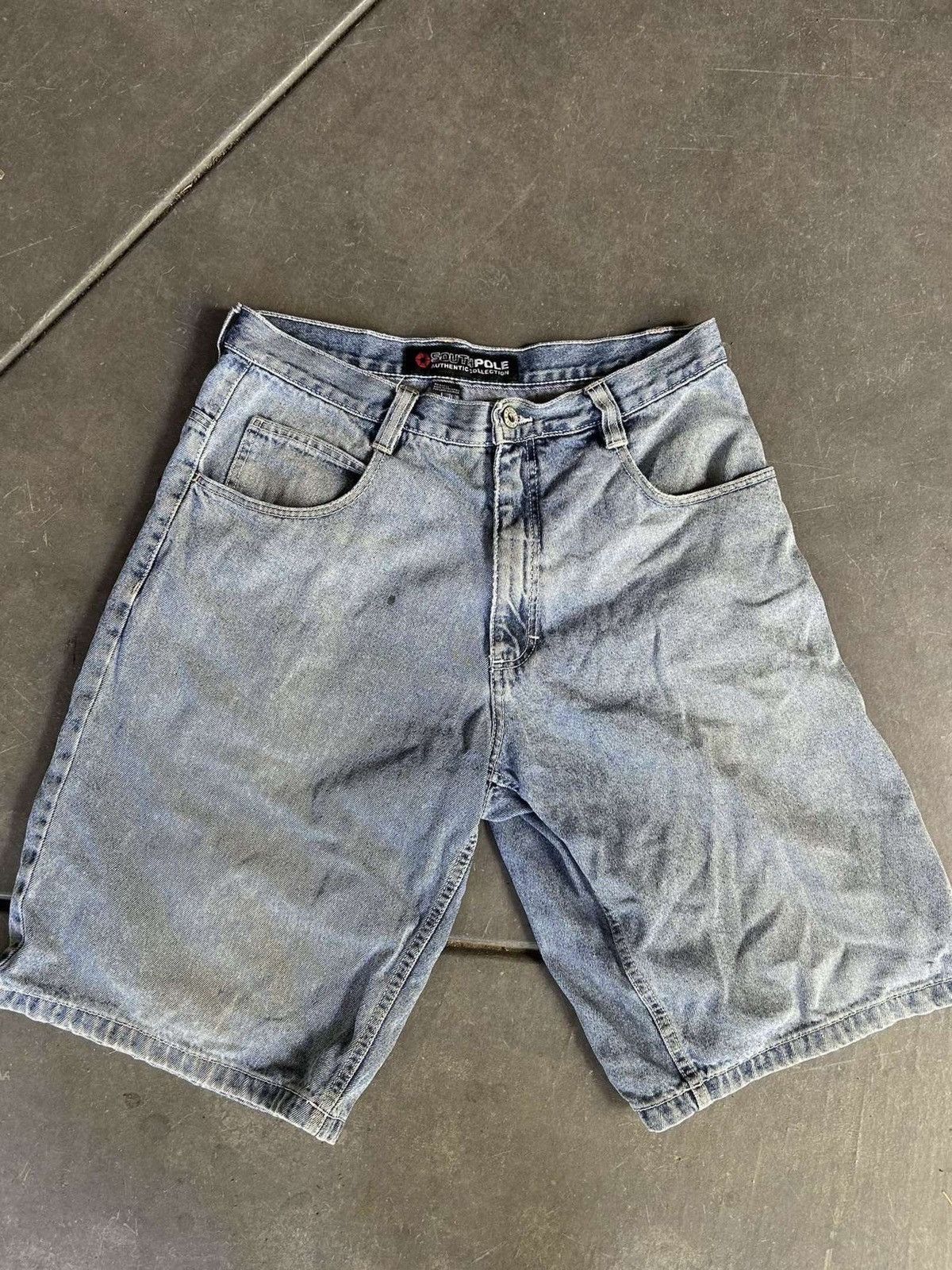 Southpole × Vintage Sick Y2K Vintage Skater SouthPole Baggy Jorts Size US 34 / EU 50 - 1 Thumbnail