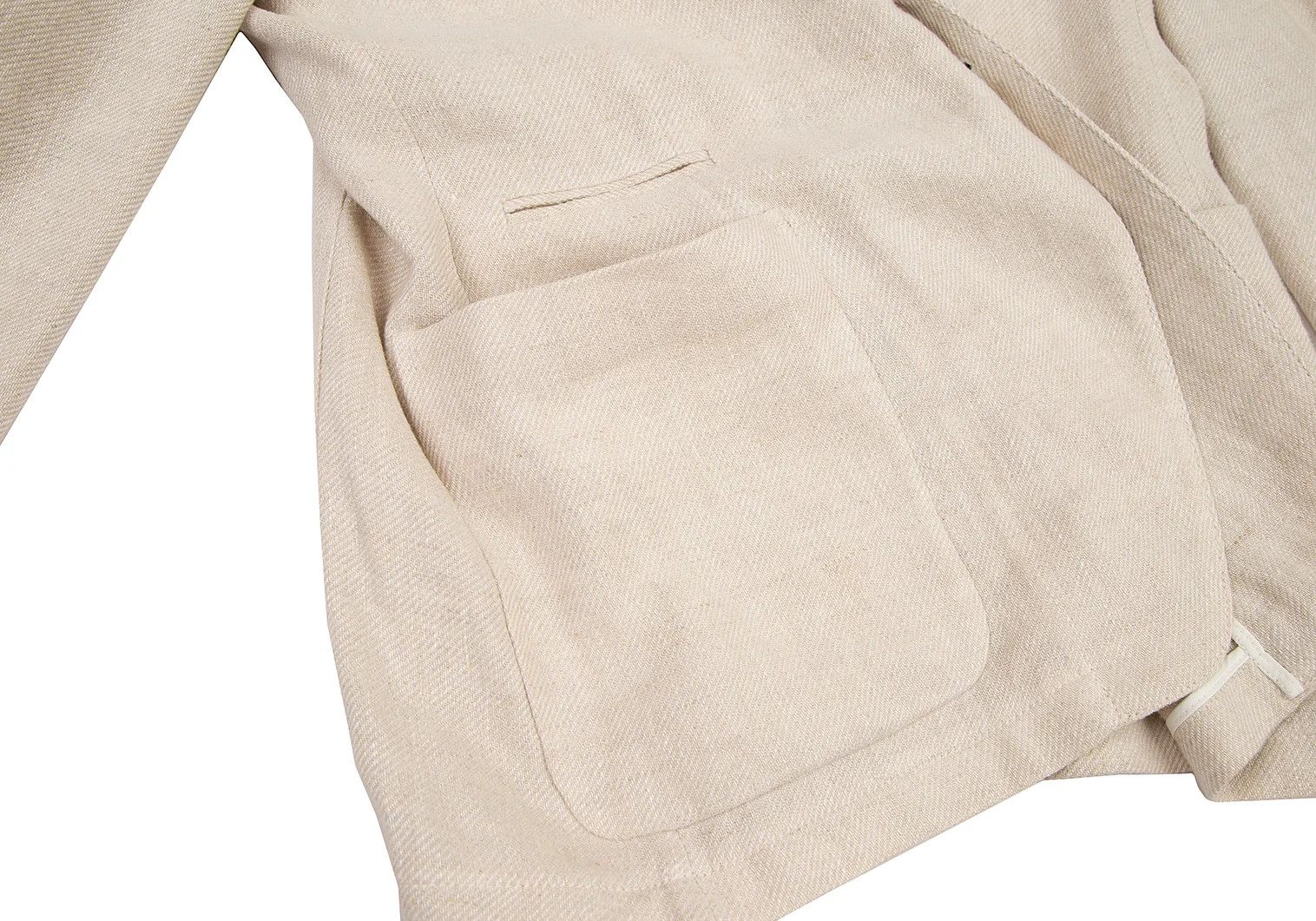 Armani Collezioni Linen 3-Button Jacket in Ivory Size 52 Size US XXS / EU 40 - 10 Thumbnail