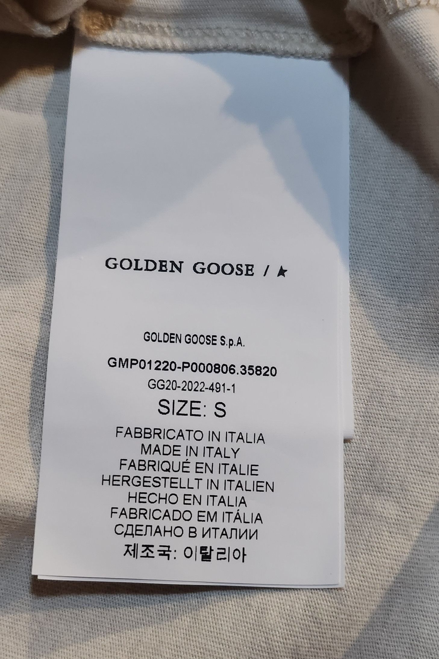 Golden Goose Collegiate Logo Tee Size US S / EU 44-46 / 1 - 5 Thumbnail