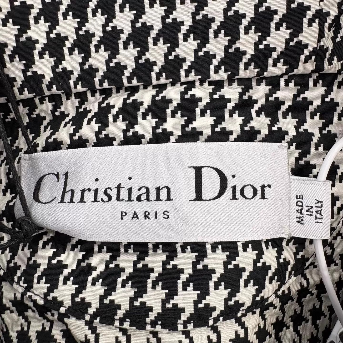 Dior Dior B&W Houndstooth Logo Longsleeve Jacket S Size US S / EU 44-46 / 1 - 3 Thumbnail