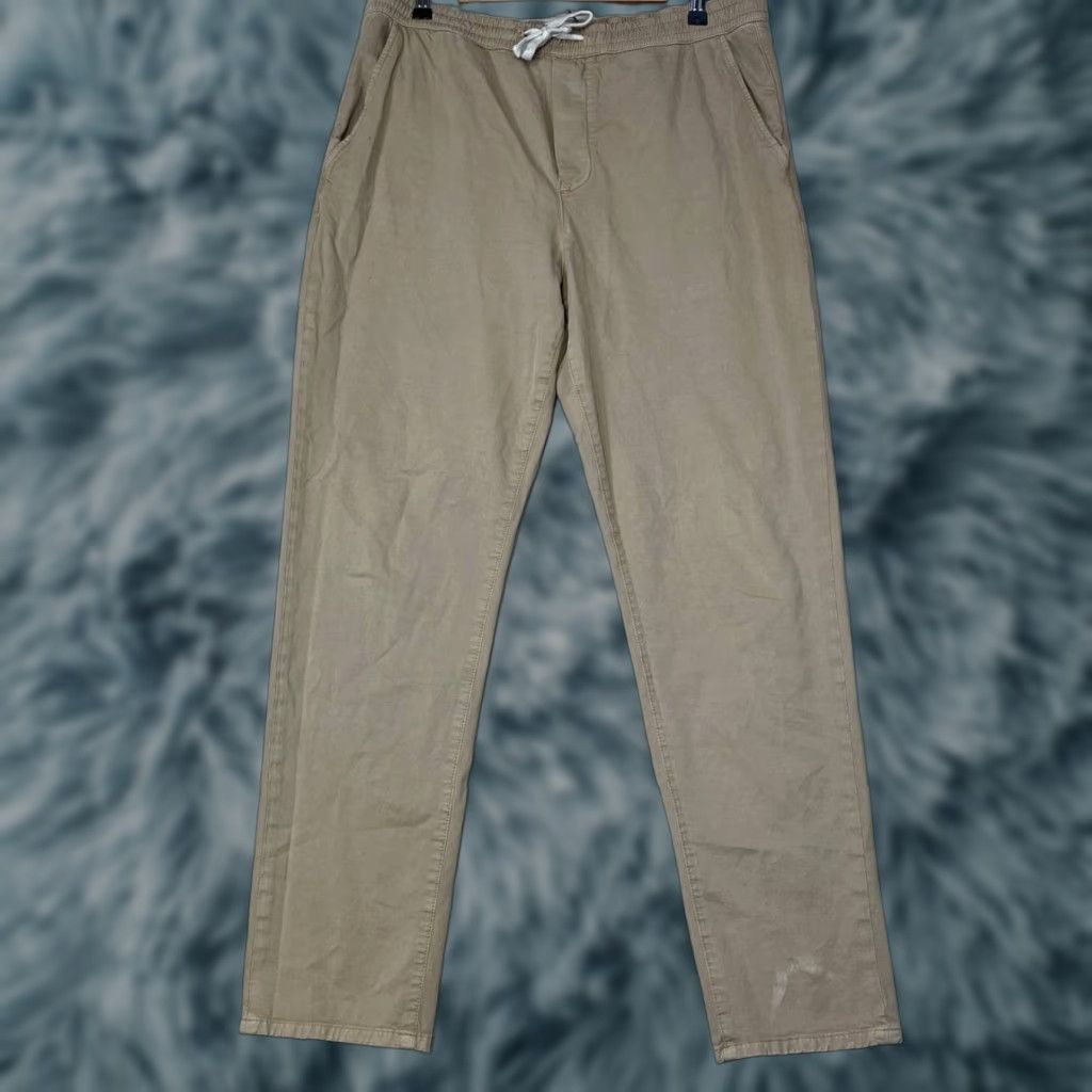 Marine Layer VINTAGE Marine Layer Men Pants Chino Slim Straight 30in Inseam Beige Brown XL Size US 36 / EU 52 - 1 Thumbnail