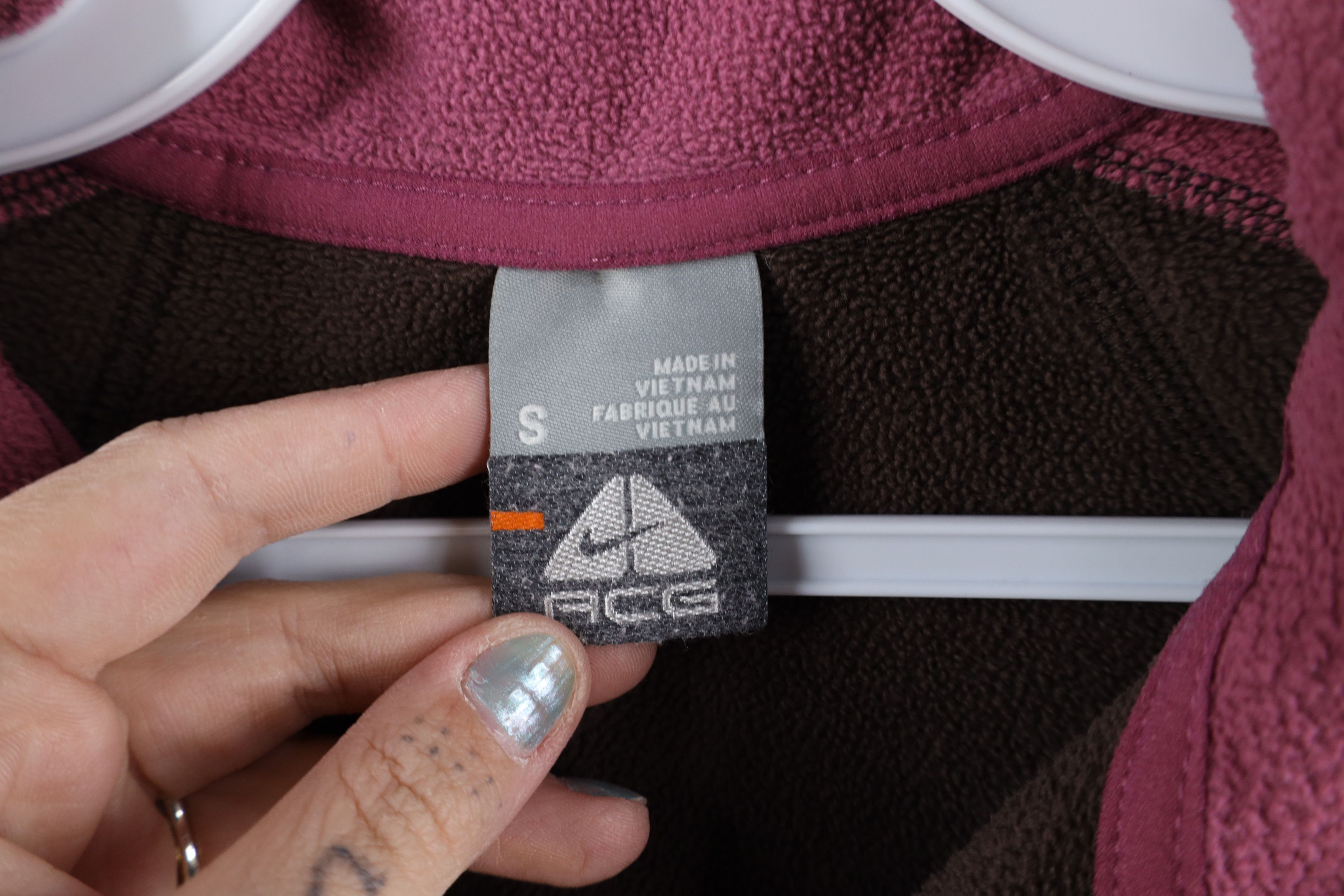 Nike × Vintage Vintage Nike ACG Scott Mini Swoosh Half Zip Fleece Sweater Size S / US 4 / IT 40 - 7 Thumbnail